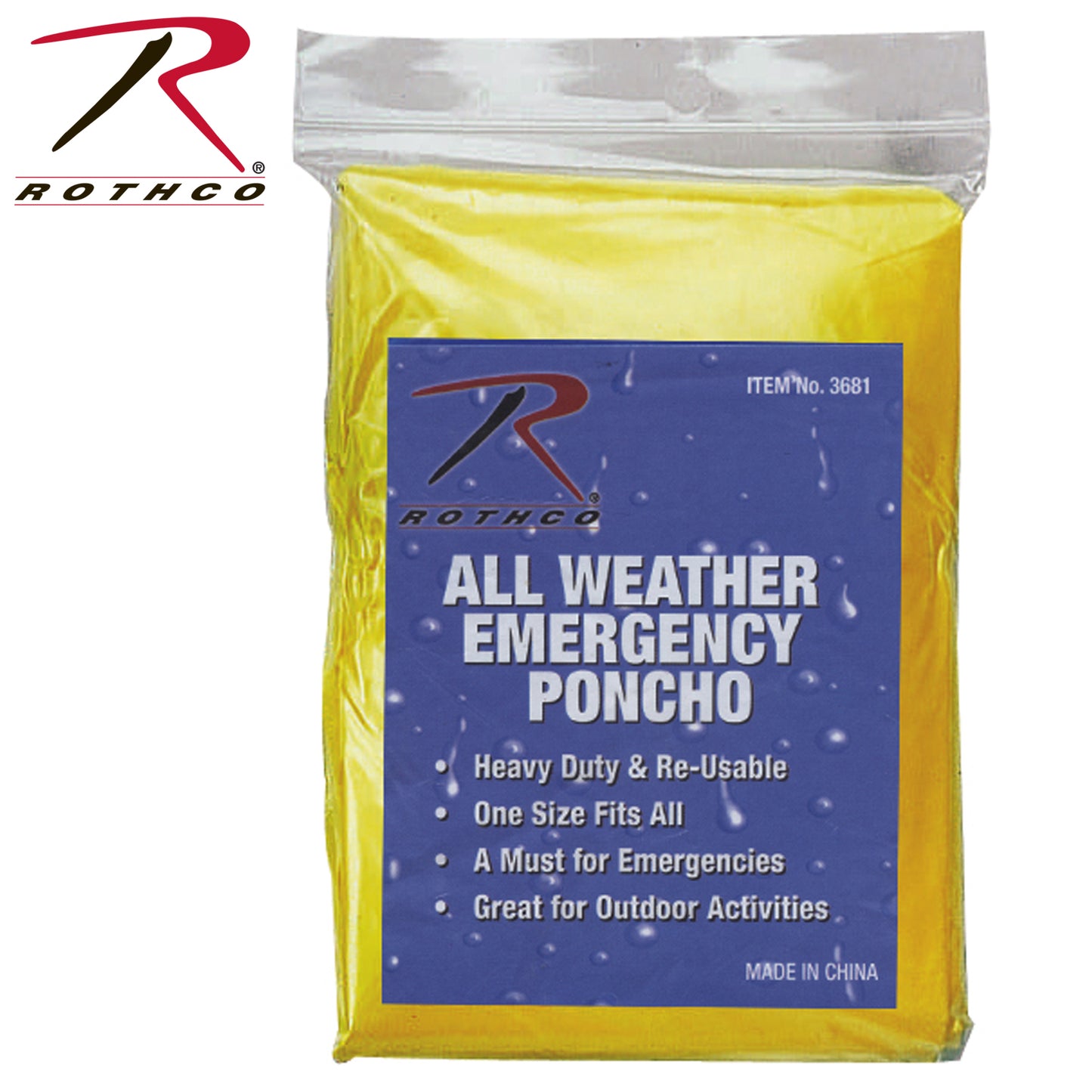 Rothco All Weather Emergency Poncho