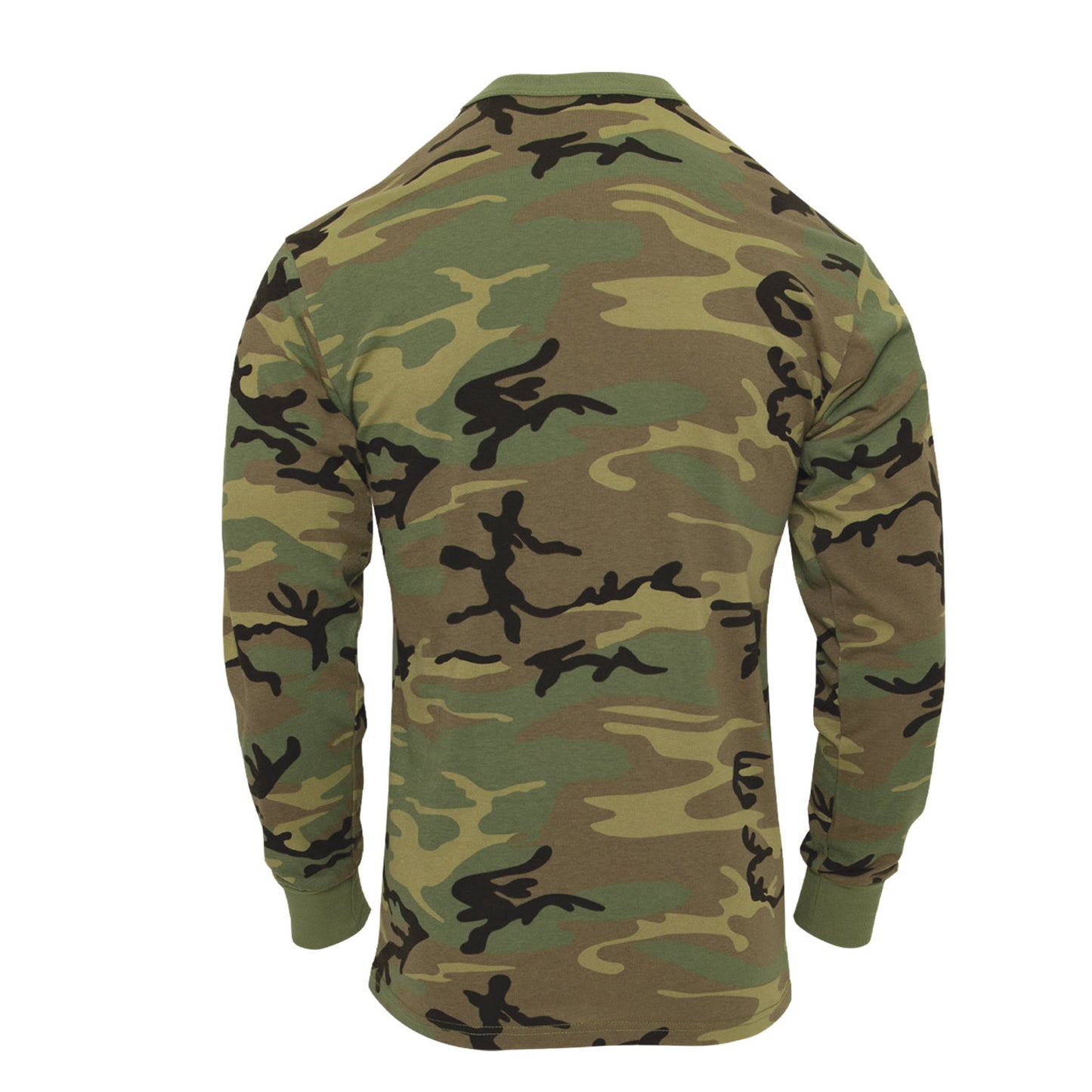 Rothco Long Sleeve Vintage T-Shirt - Woodland Camo