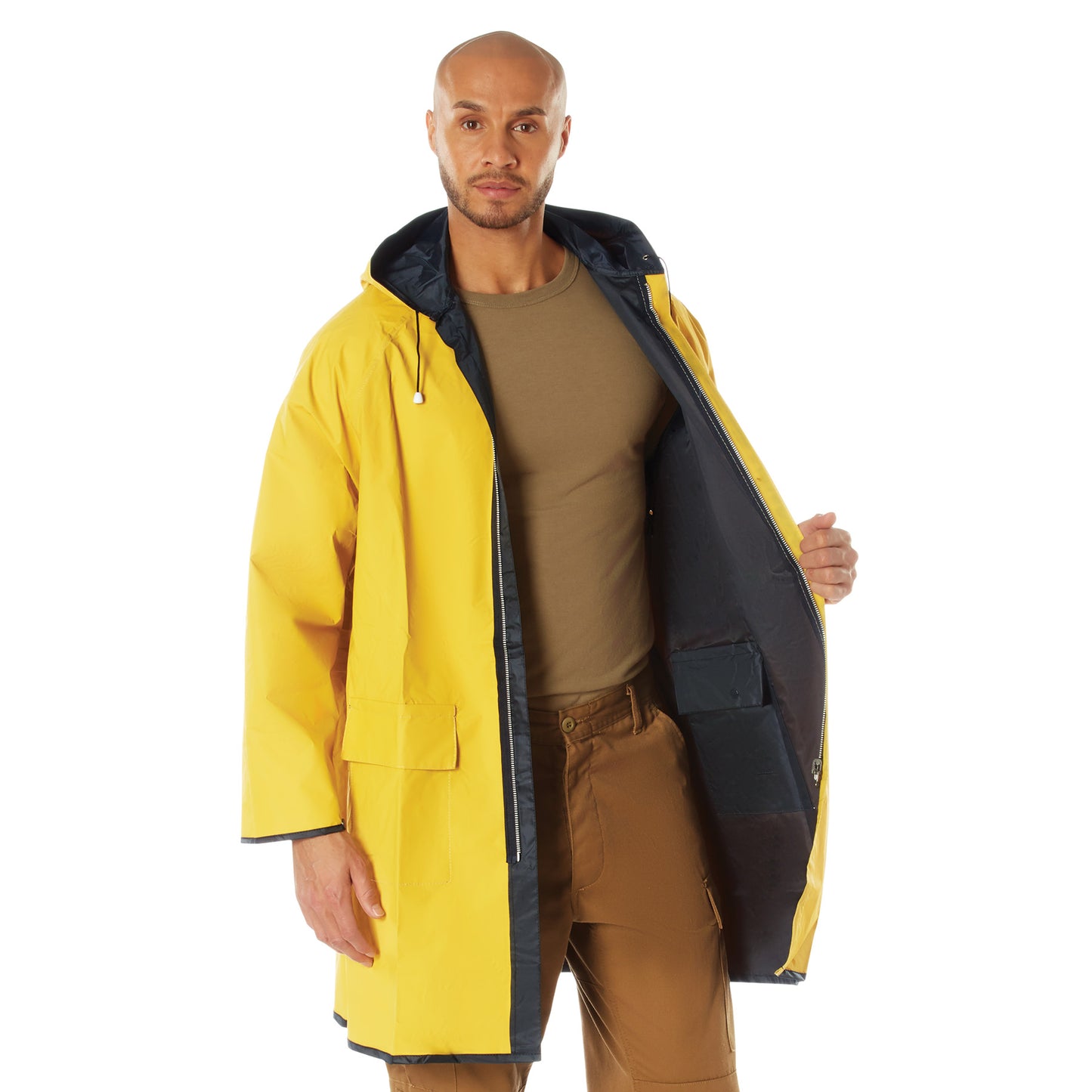 Rothco Reversible 3/4 Length Rain Parka