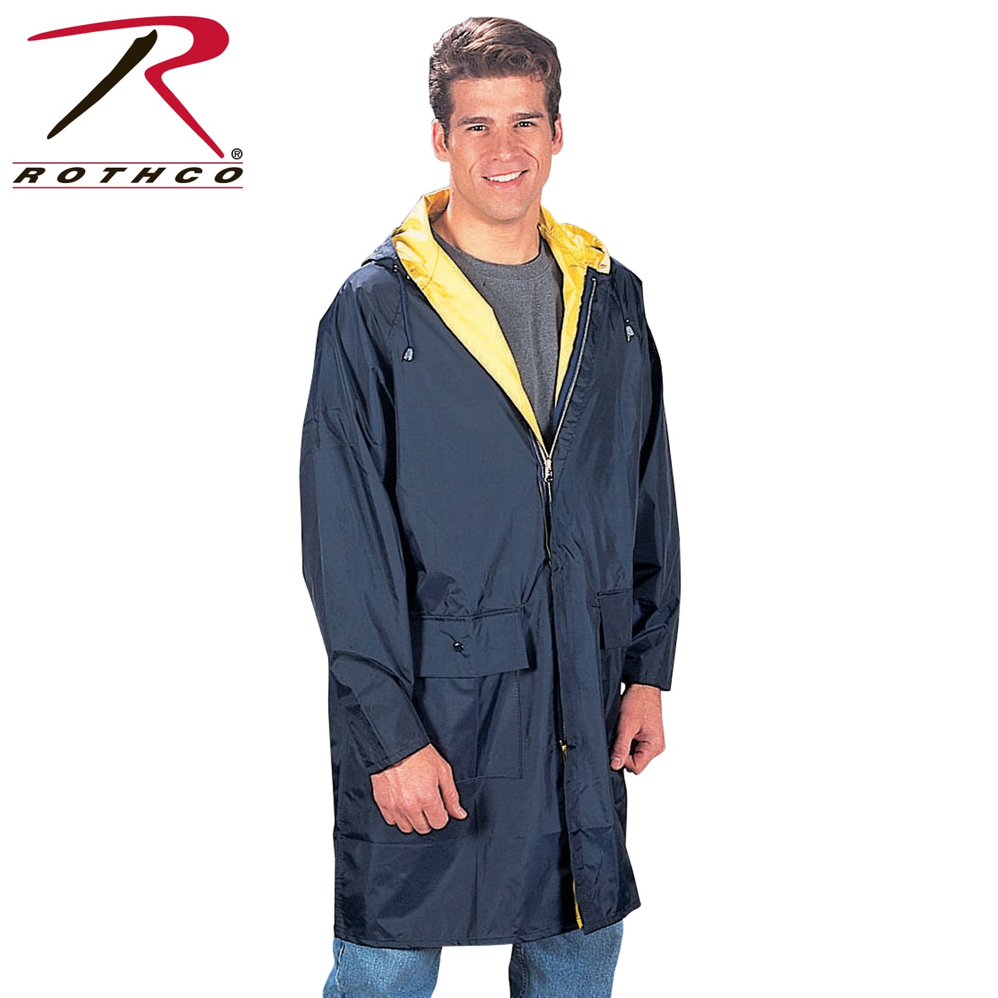 Rothco Reversible 3/4 Length Rain Parka