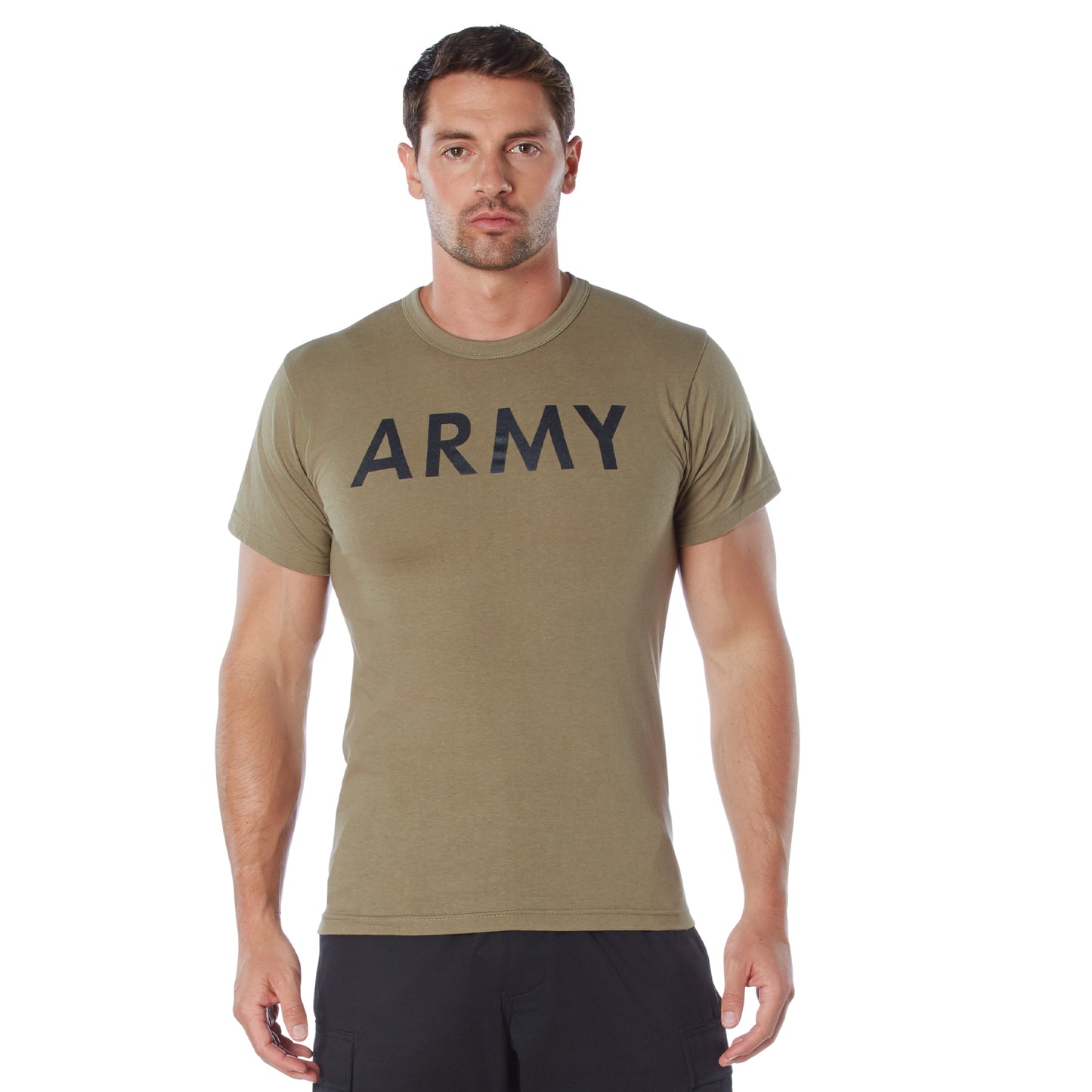 Rothco AR 670-1 Coyote Brown Army Physical Training T-Shirt