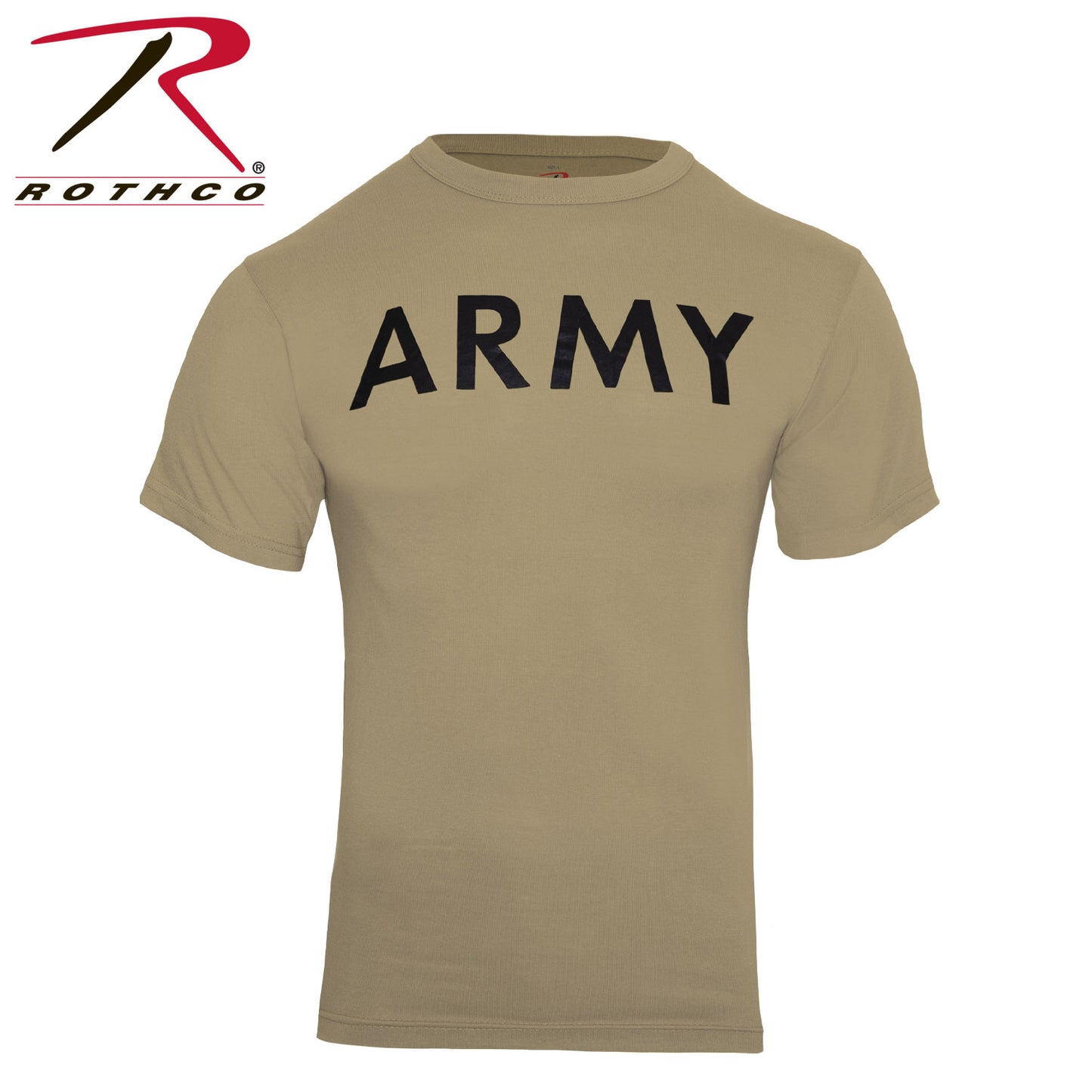 Rothco AR 670-1 Coyote Brown Army Physical Training T-Shirt