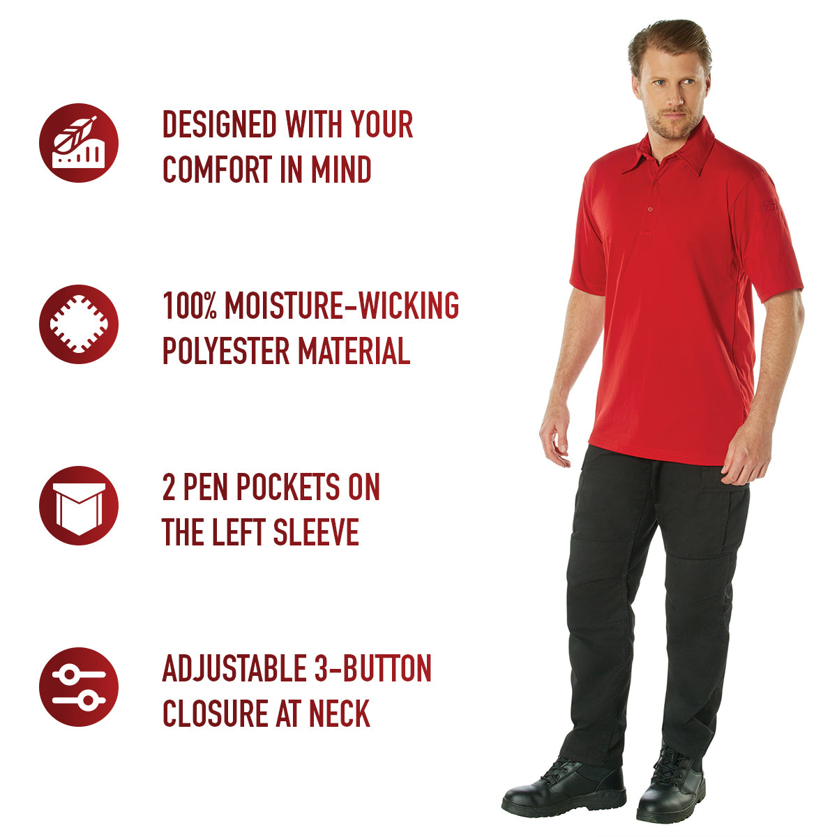 Rothco Tactical Performance Polo Shirt