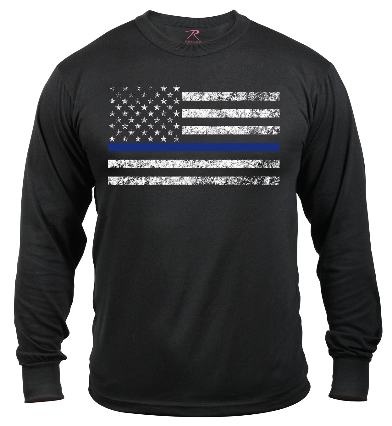 Rothco Long Sleeve Thin Blue Line T-Shirt