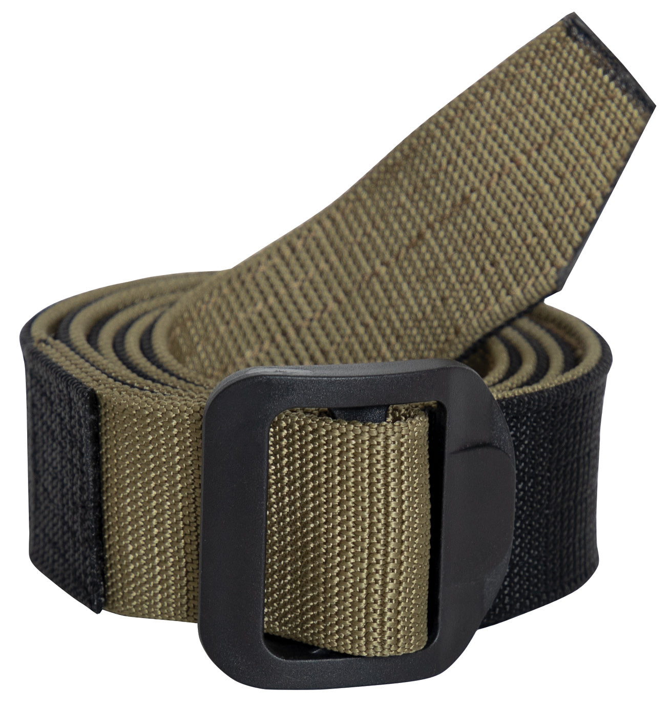 Rothco Reversible Airport Friendly Riggers Belt - Black / Coyote