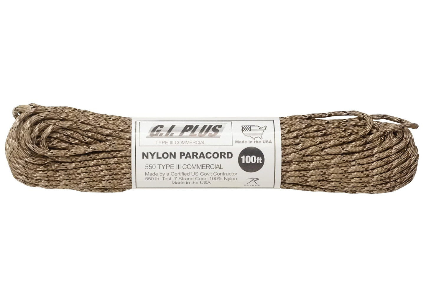 Rothco Nylon Paracord Type III 550 LB