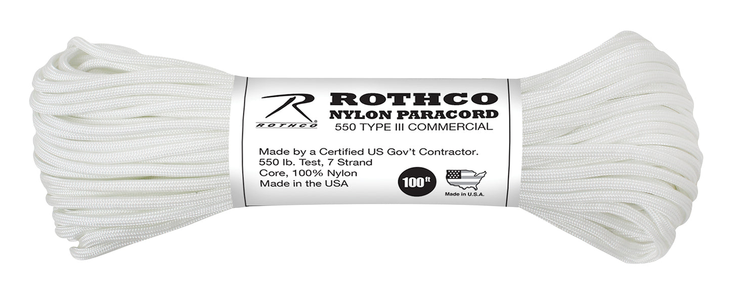 Rothco Nylon Paracord Type III 550 LB