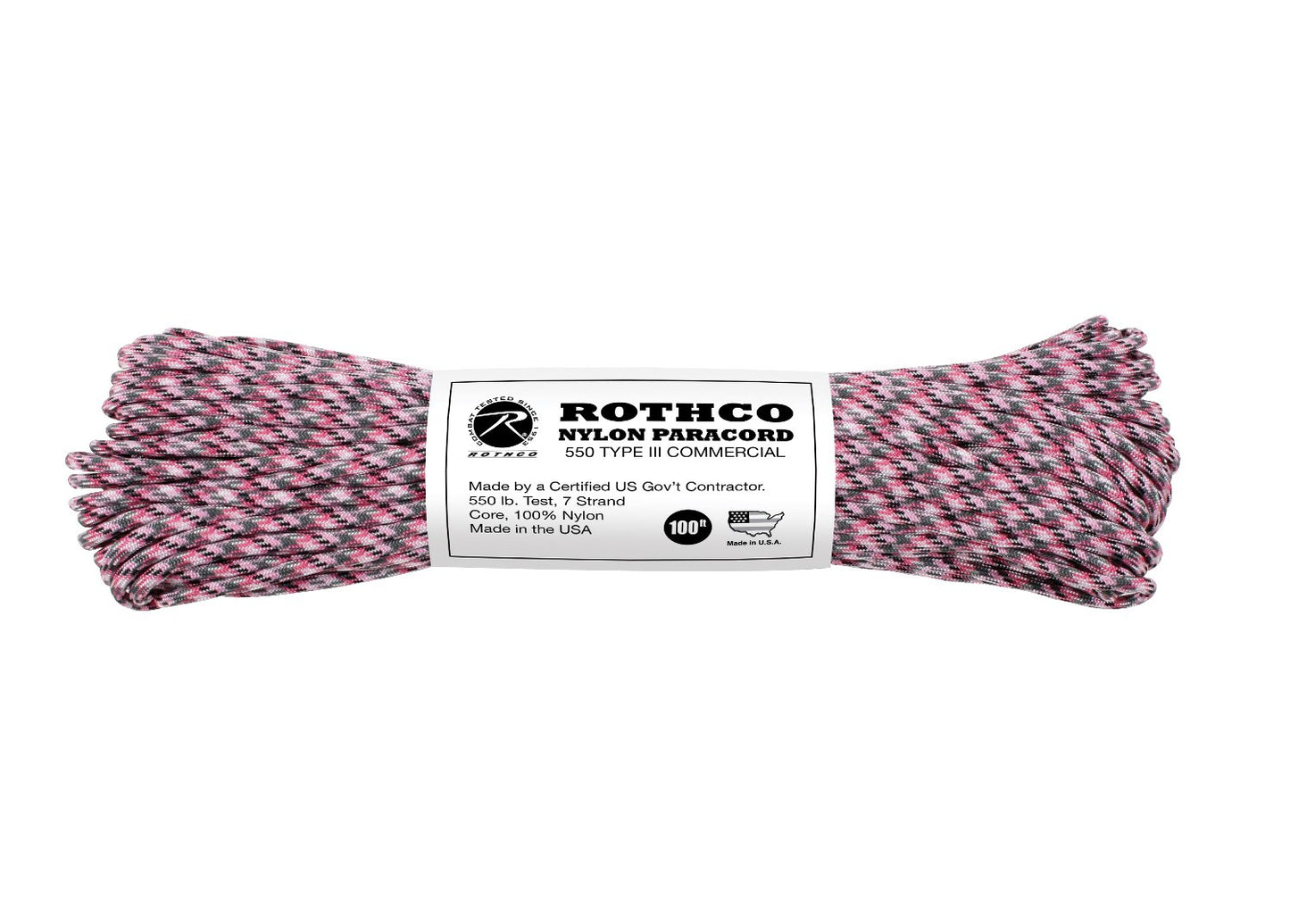 Rothco Nylon Paracord Type III 550 LB