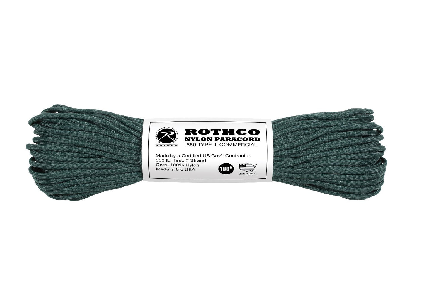 Rothco Nylon Paracord Type III 550 LB