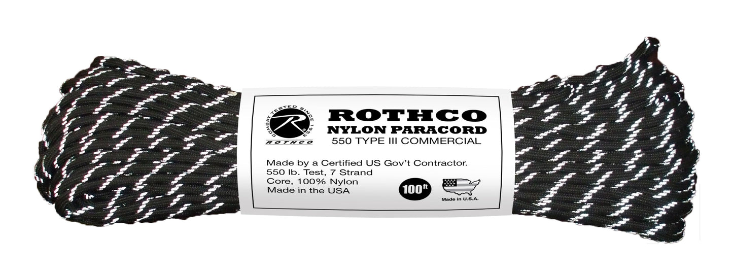 Rothco Nylon Paracord Type III 550 LB