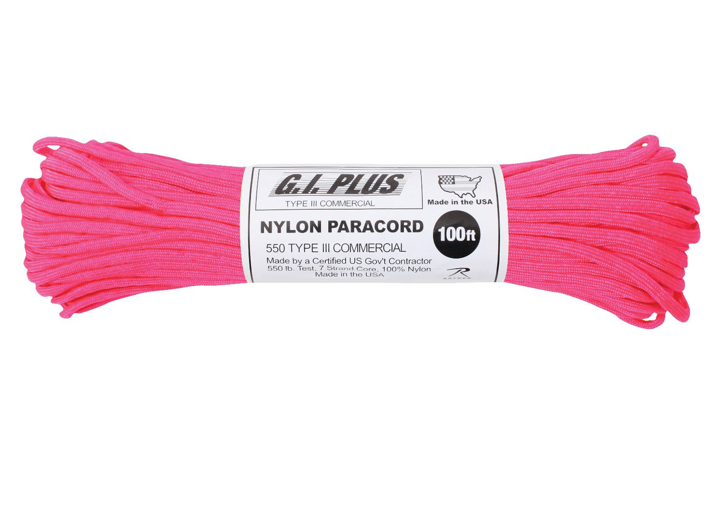 Rothco Nylon Paracord Type III 550 LB