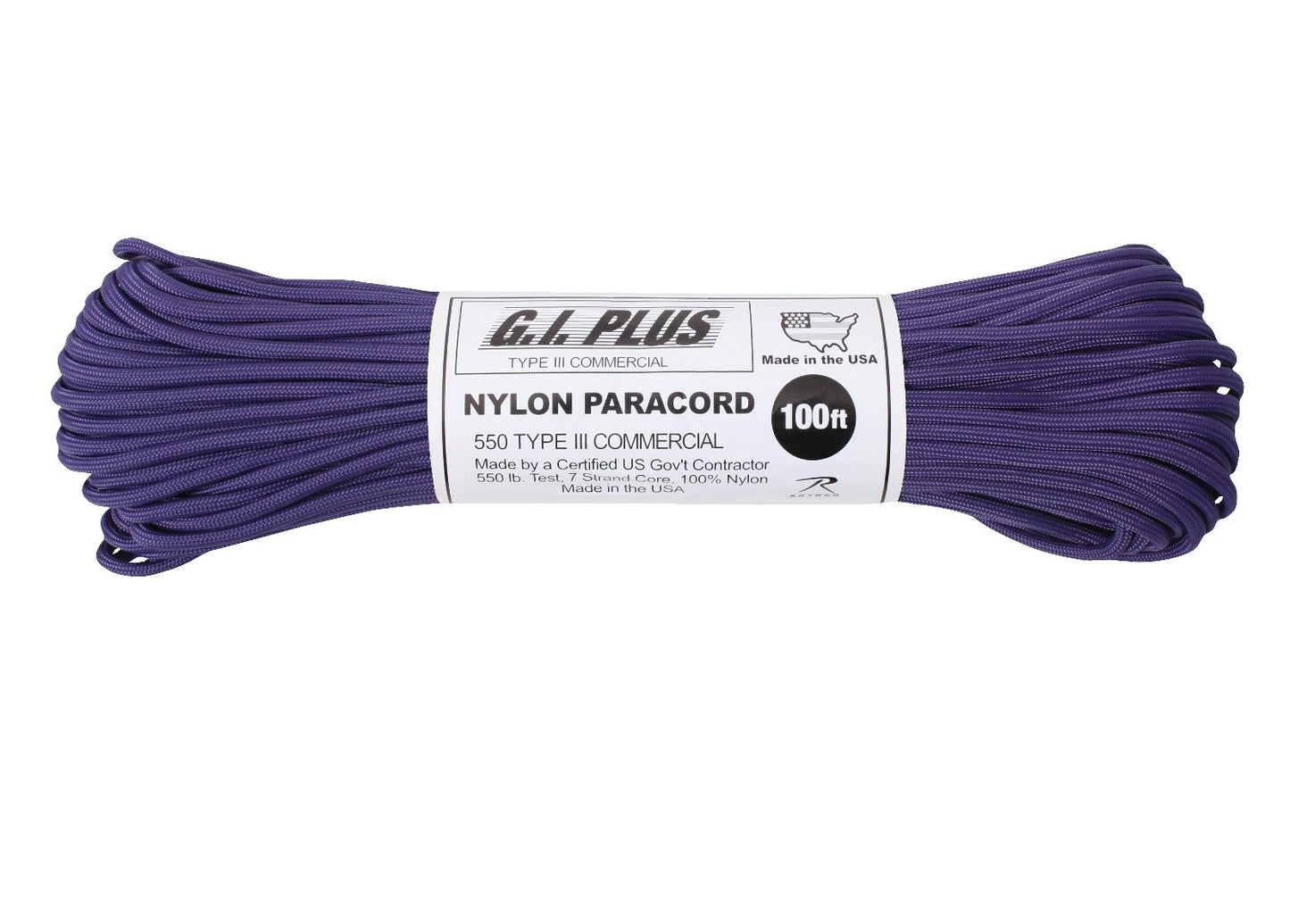 Rothco Nylon Paracord Type III 550 LB