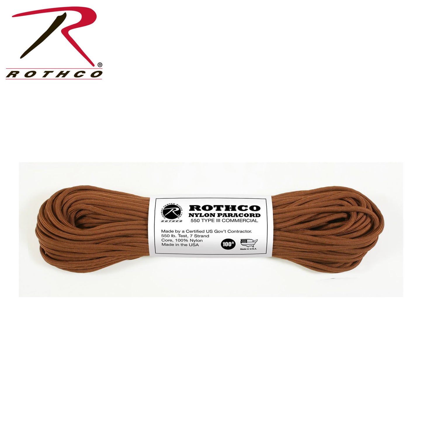 Rothco Nylon Paracord Type III 550 LB