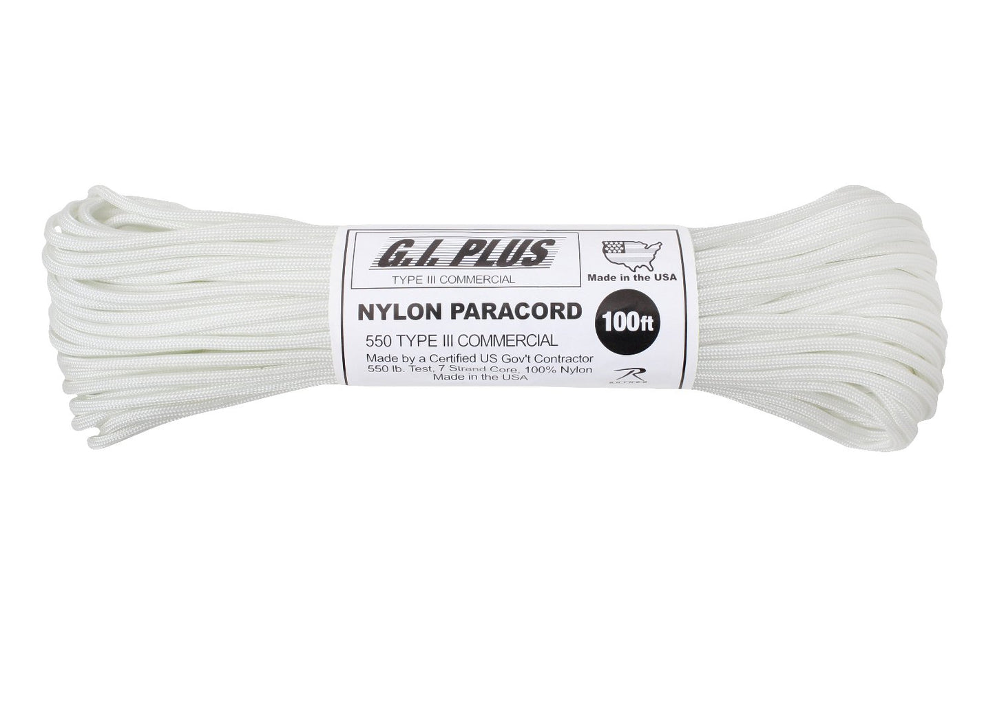 Rothco Nylon Paracord Type III 550 LB
