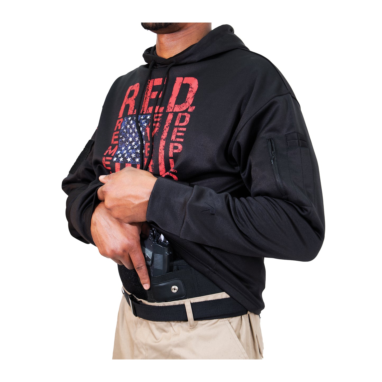 Rothco Concealed Carry R.E.D. (Remember Everyone Deployed) Hoodie