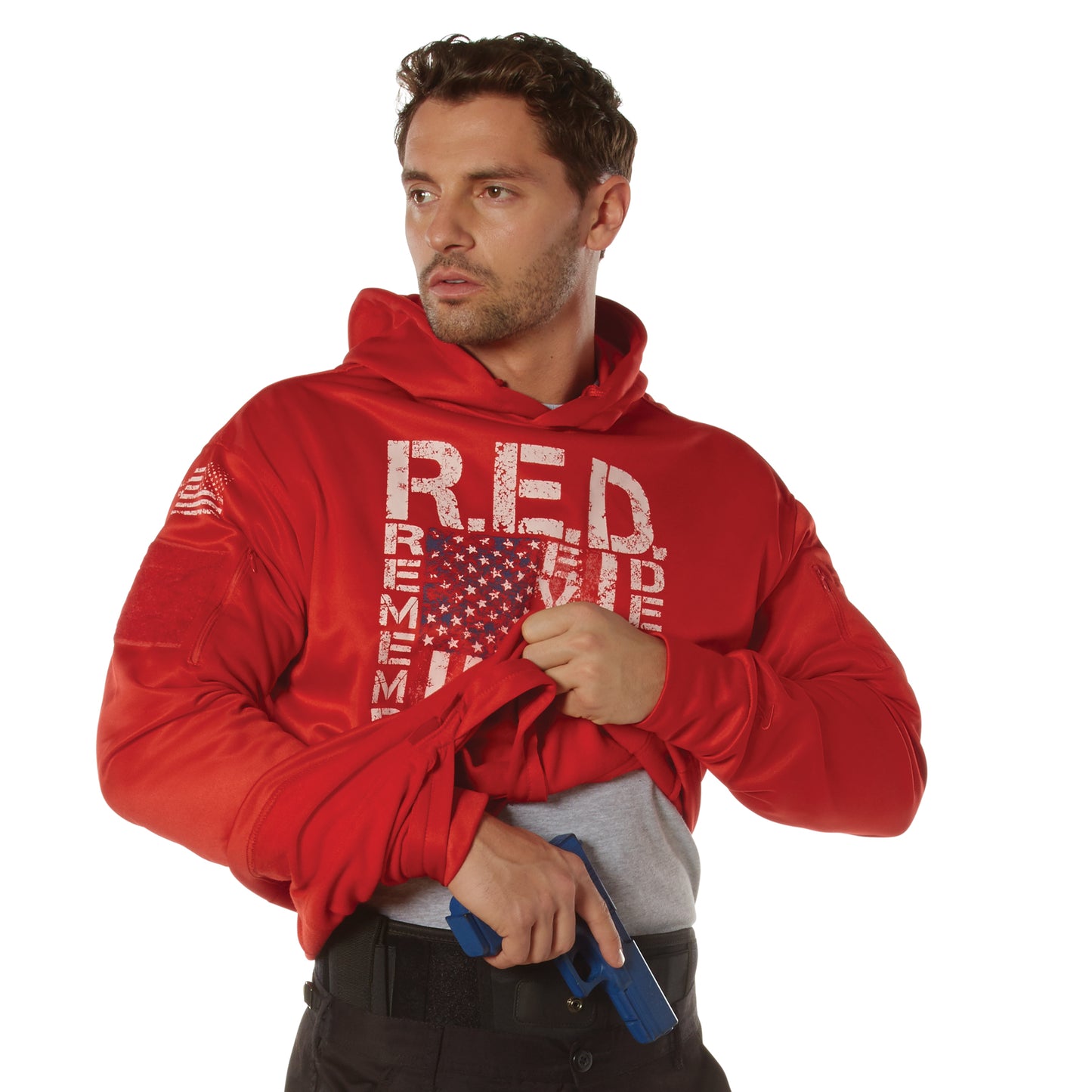 Rothco Concealed Carry R.E.D. (Remember Everyone Deployed) Hoodie