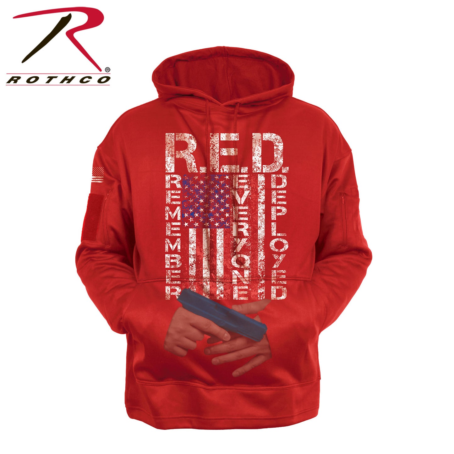 Rothco Concealed Carry R.E.D. (Remember Everyone Deployed) Hoodie