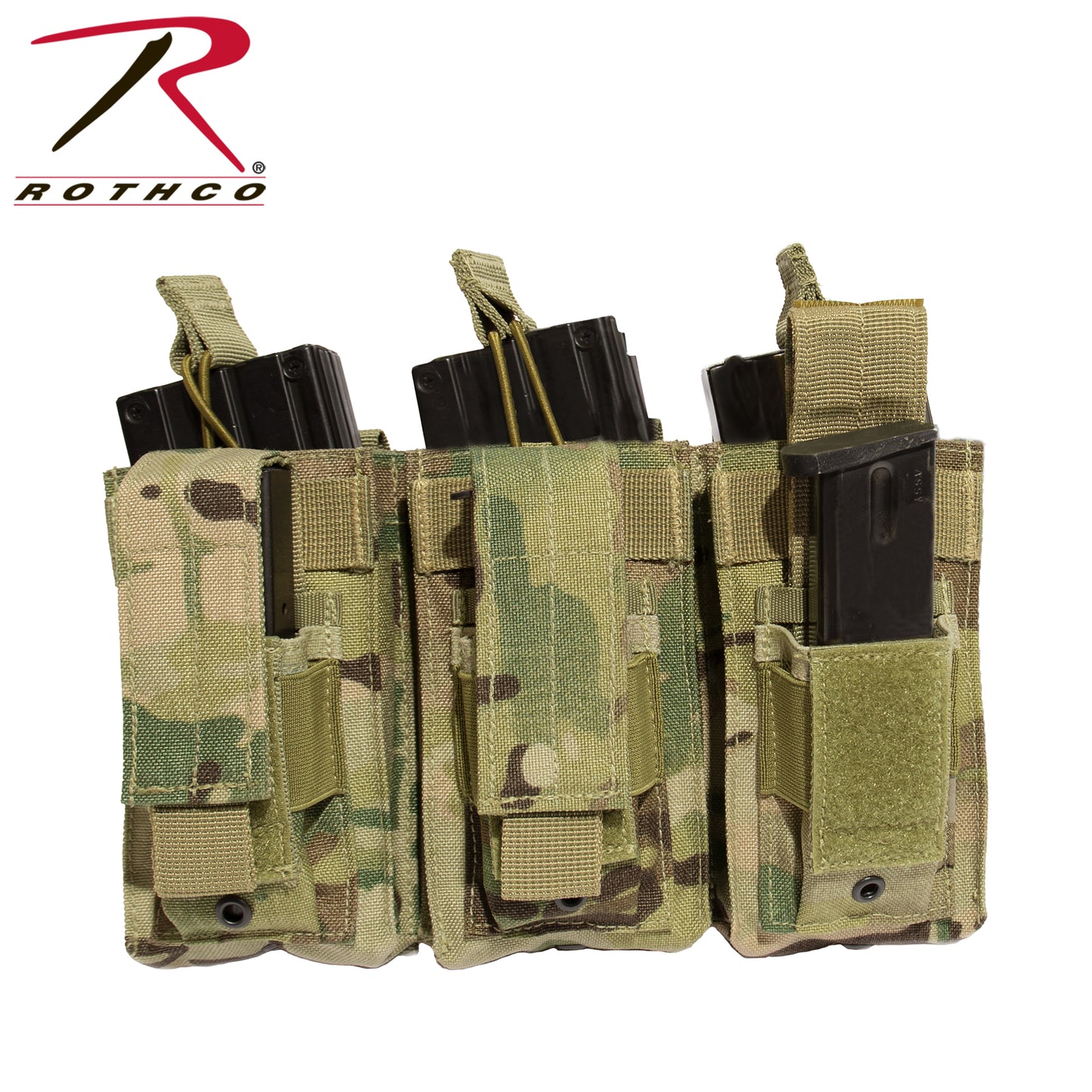 Rothco MOLLE Triple Kangaroo Rifle and Pistol Mag Pouch