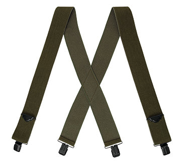 Rothco Adjustable Elastic X-Back Pant Suspenders