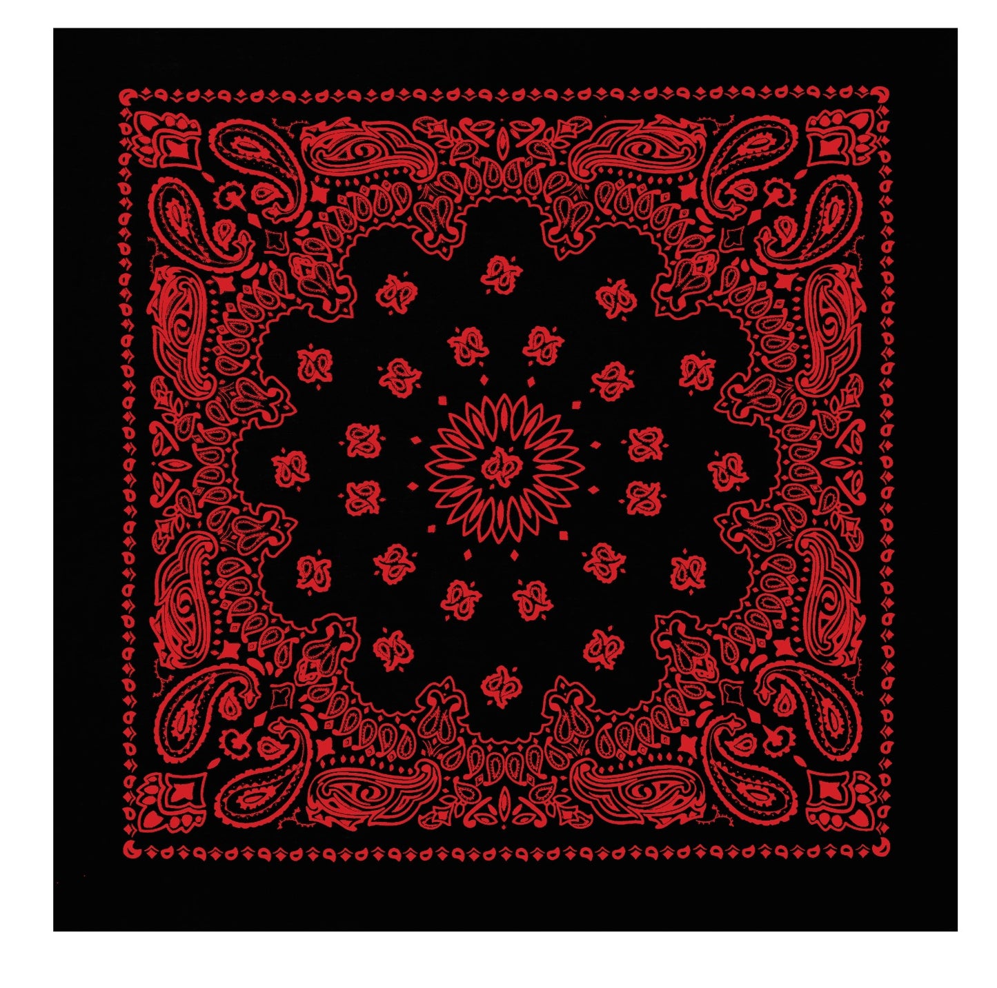 Rothco Trainmen Paisley Bandana – Extra-Large 27” X 27"