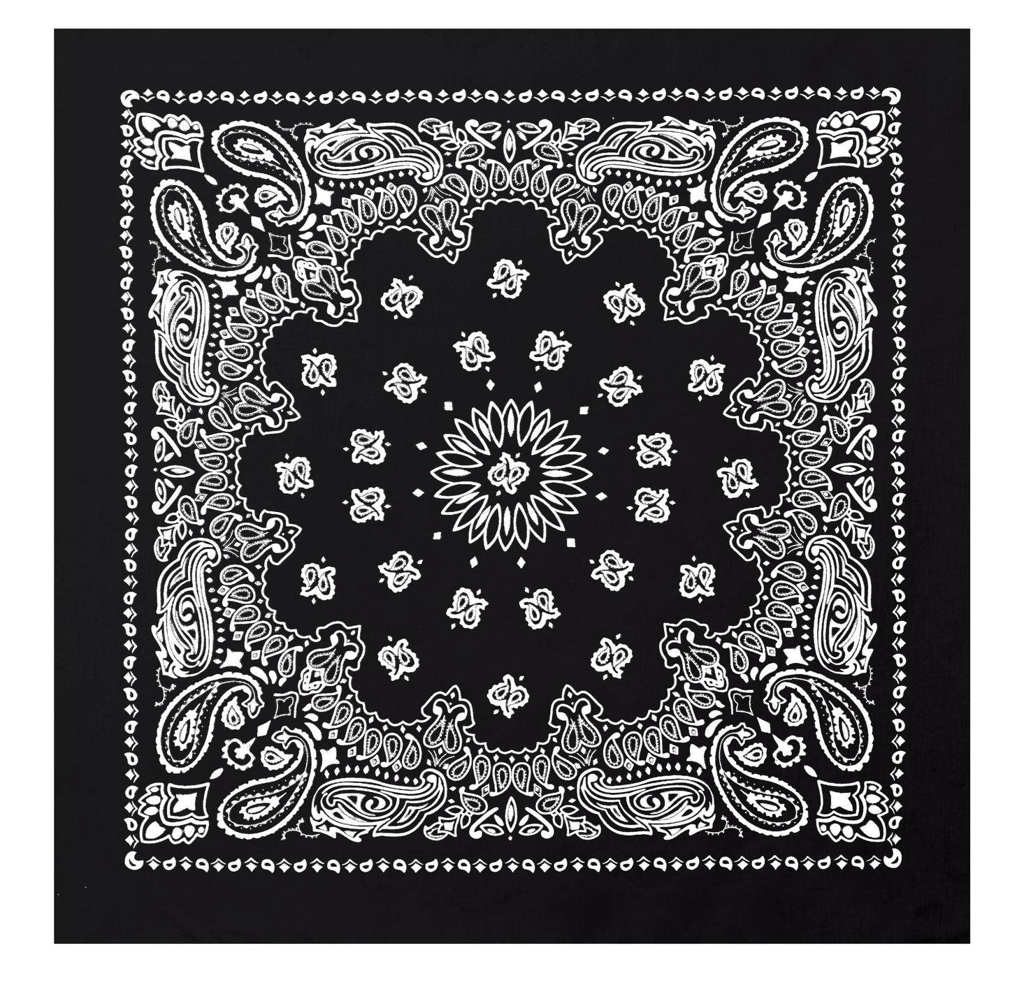 Rothco Trainmen Paisley Bandana – Extra-Large 27” X 27"