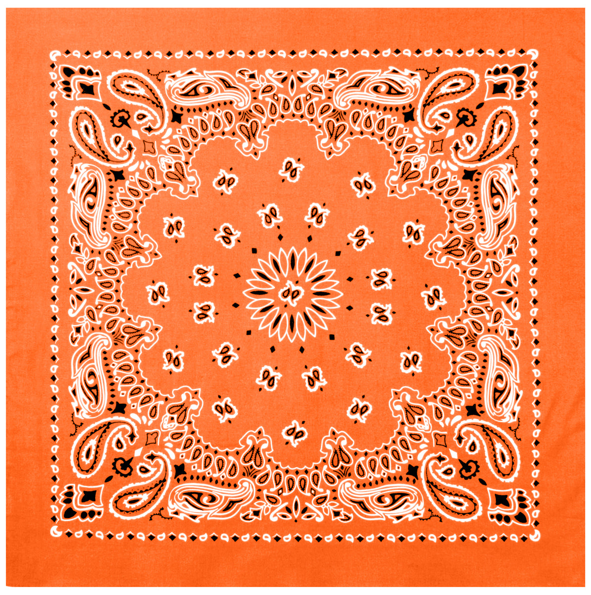 Rothco Trainmen Paisley Bandana – Extra-Large 27” X 27"