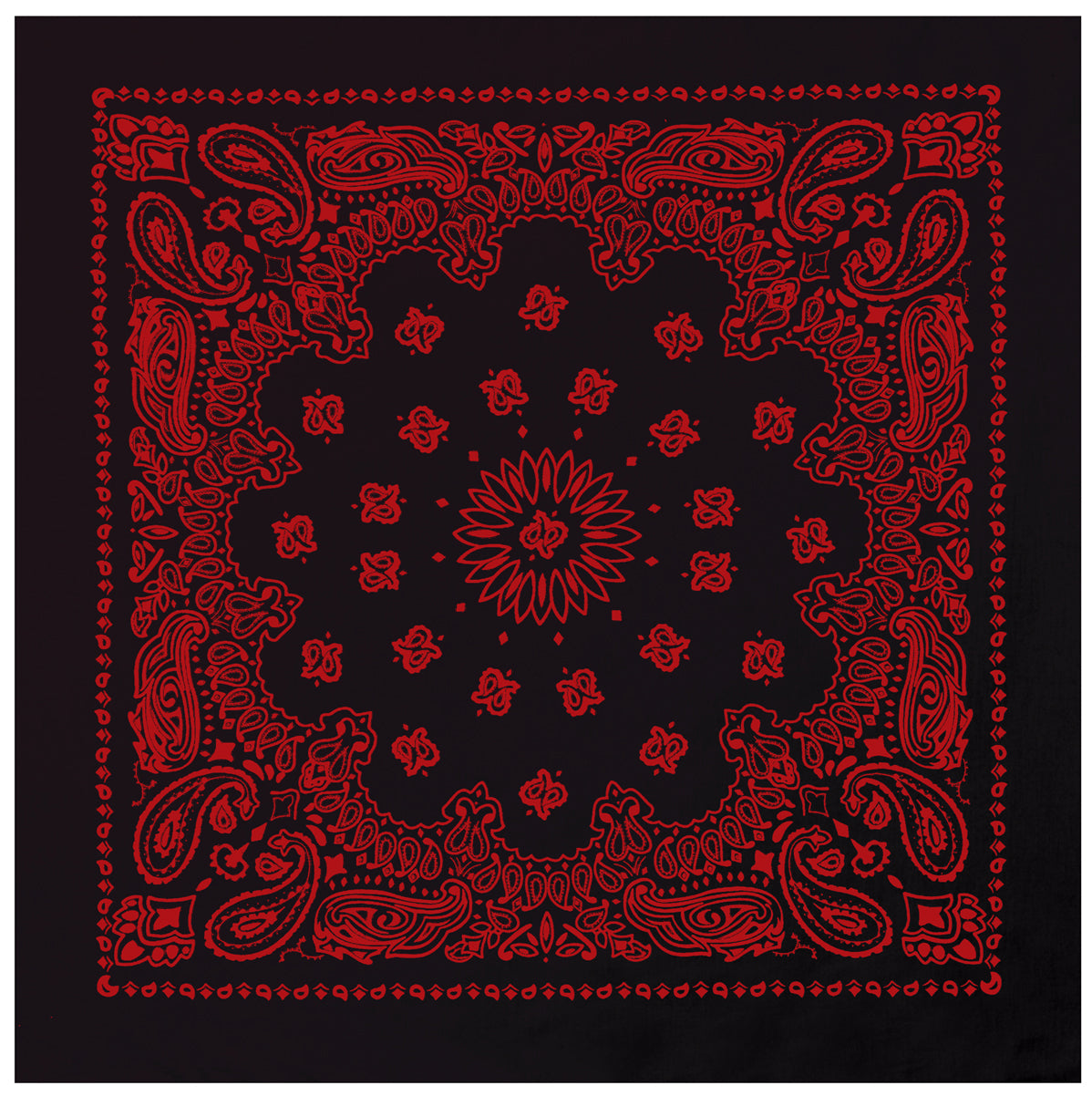 Rothco Trainmen Paisley Bandana – Extra-Large 27” X 27"