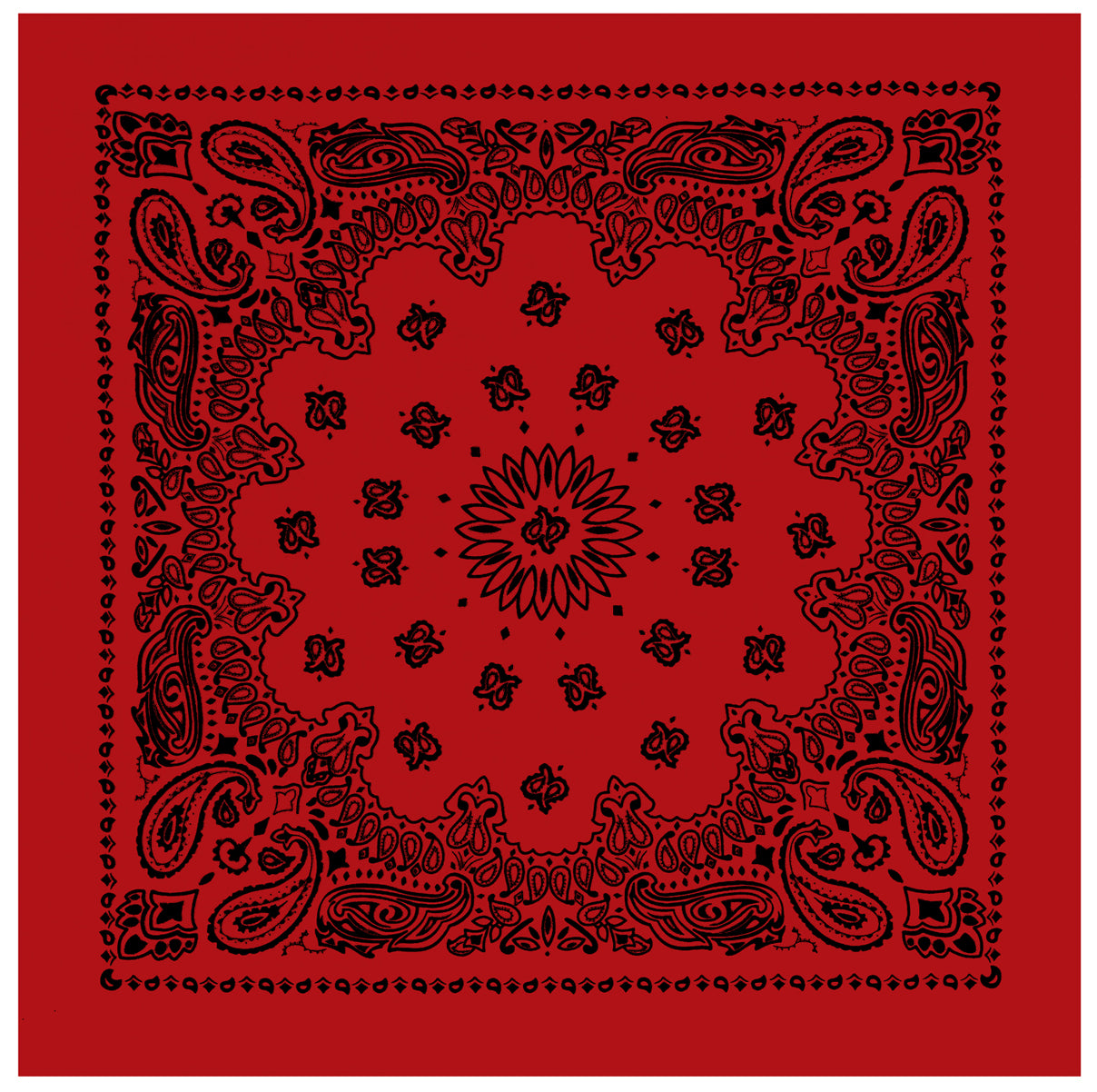 Rothco Trainmen Paisley Bandana – Extra-Large 27” X 27"