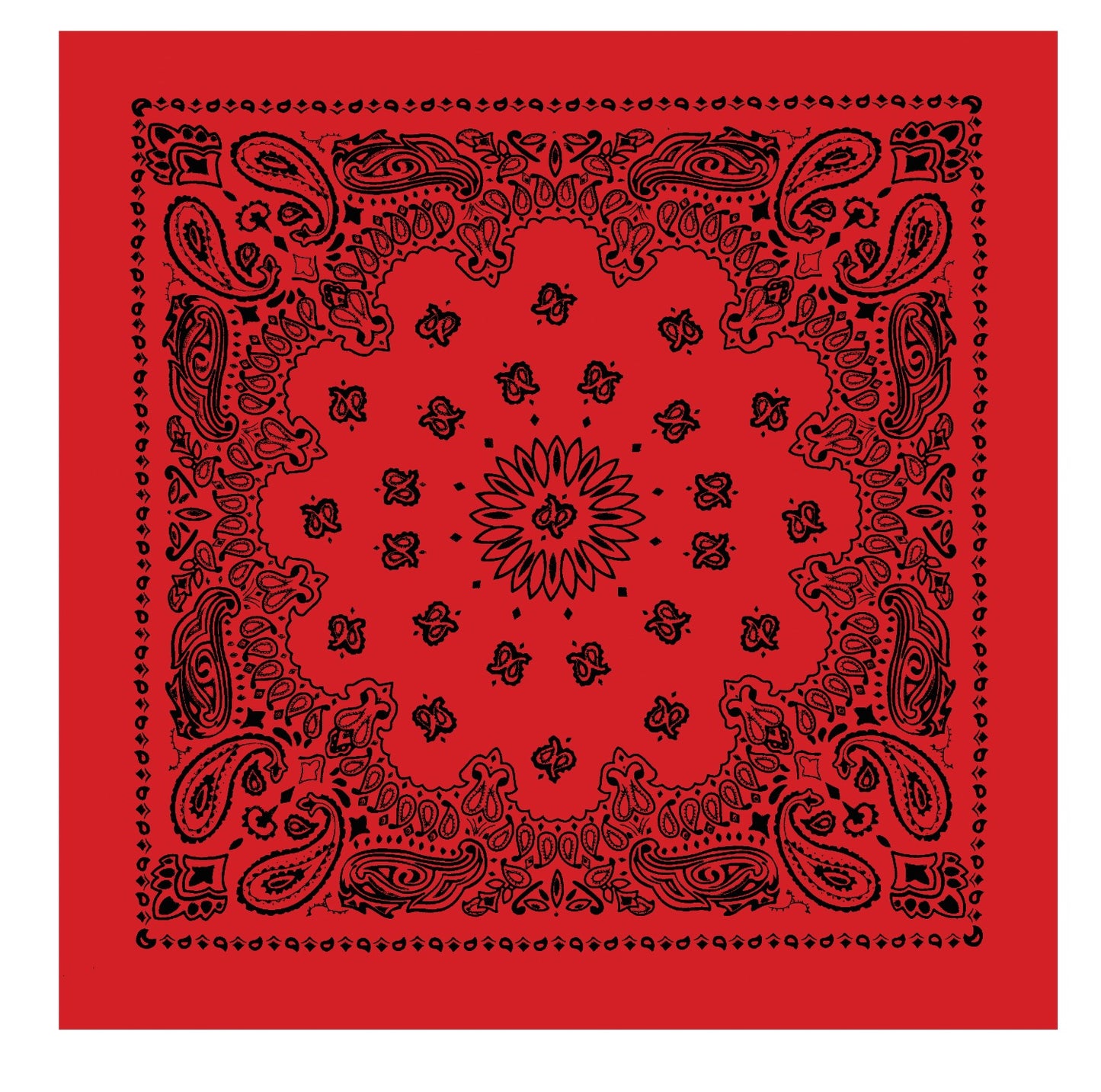 Rothco Trainmen Paisley Bandana – Extra-Large 27” X 27"