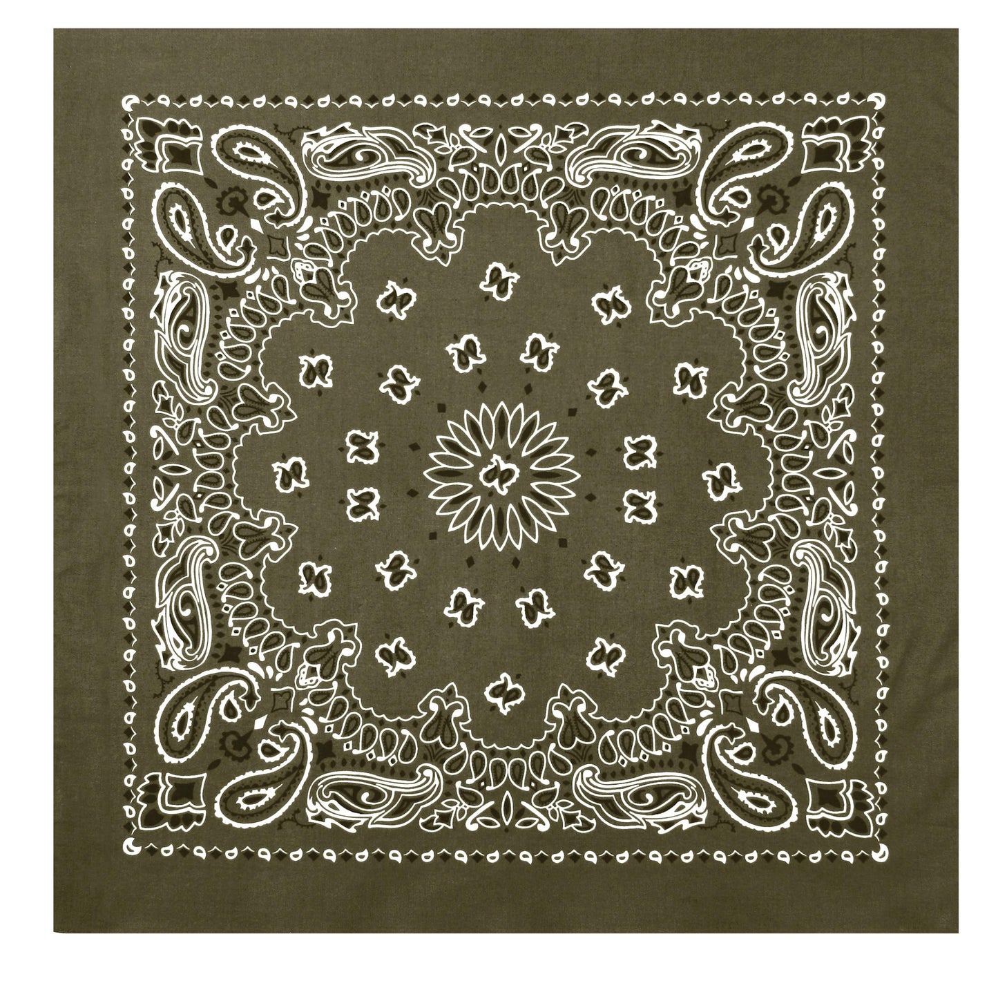 Rothco Trainmen Paisley Bandana – Extra-Large 27” X 27"