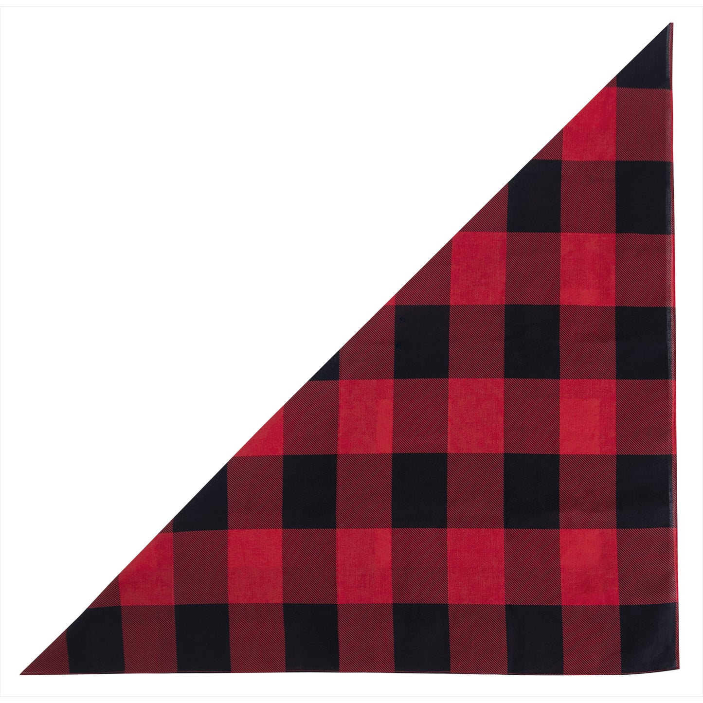 Rothco Red Plaid Bandana –  27" X 27"