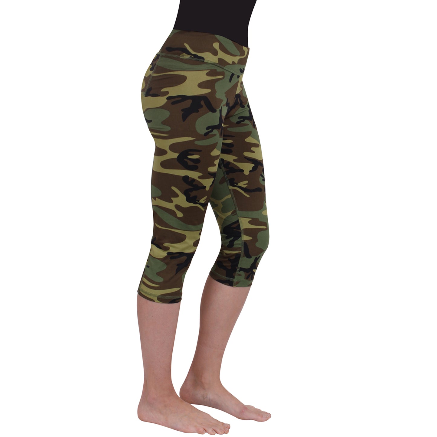 Rothco Womens Camo Workout Performance Capris