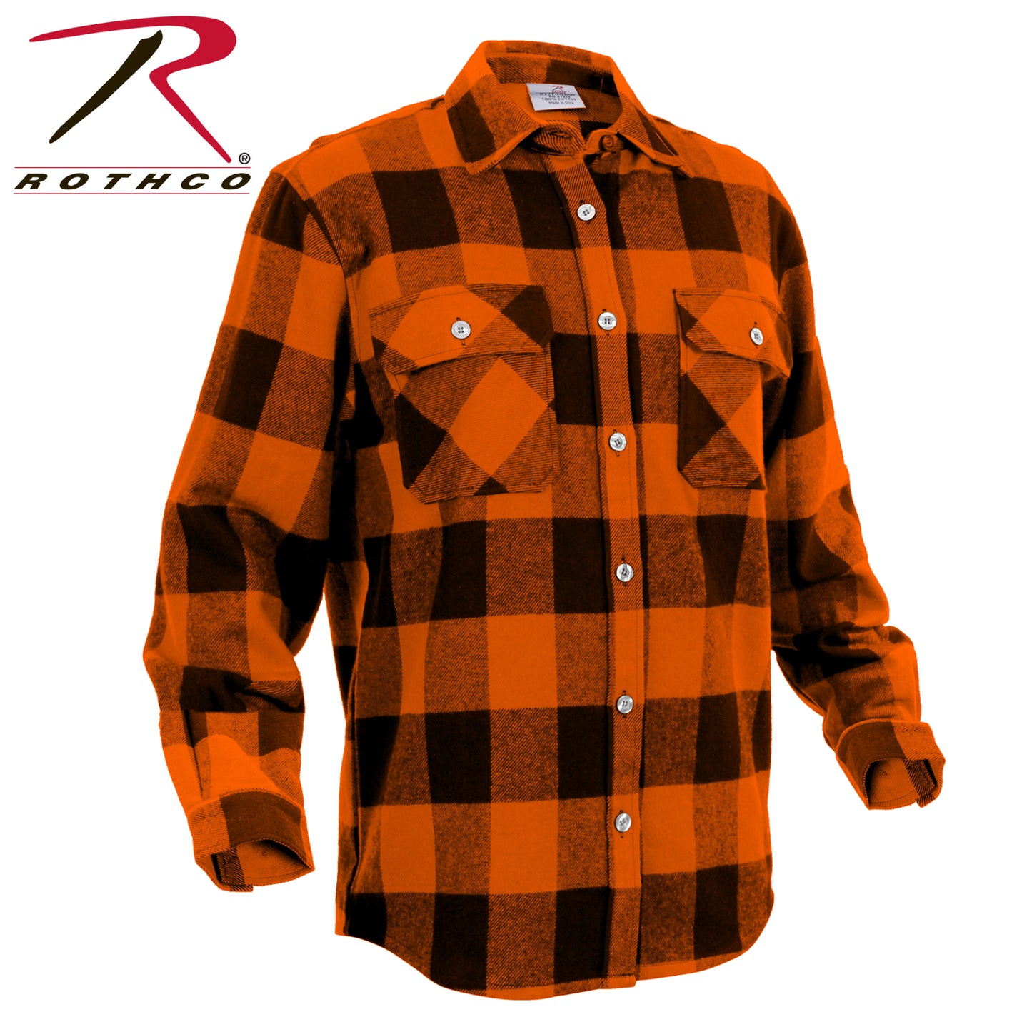 Rothco Heavy Weight Solid Flannel Shirt