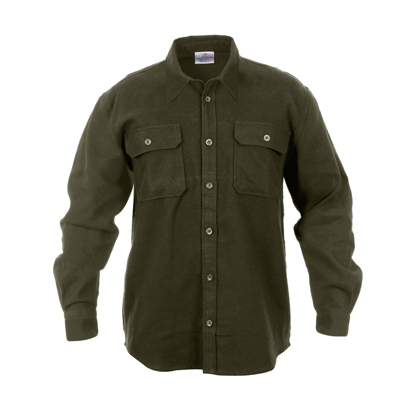 Rothco Heavy Weight Solid Flannel Shirt