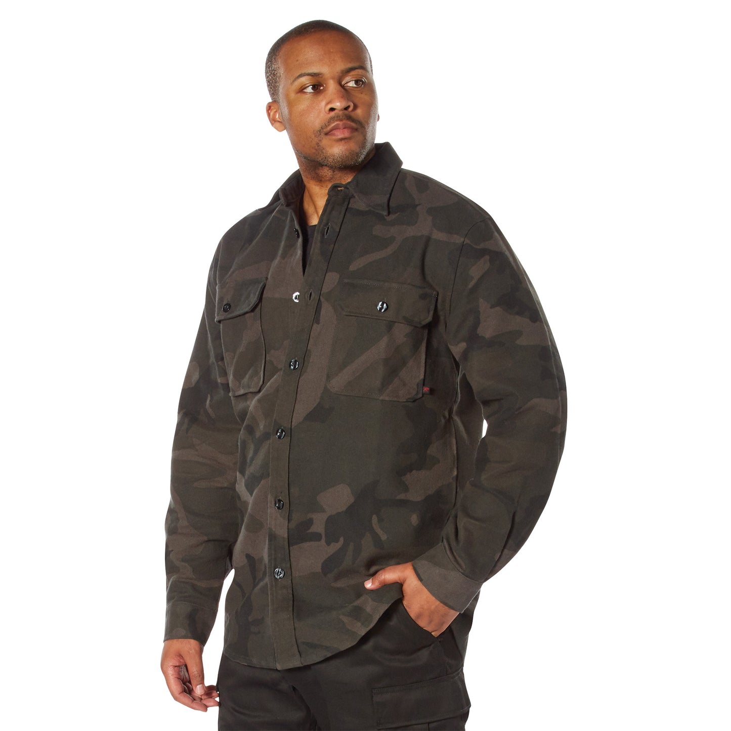 Rothco Midnight Camo Flannel Shirt