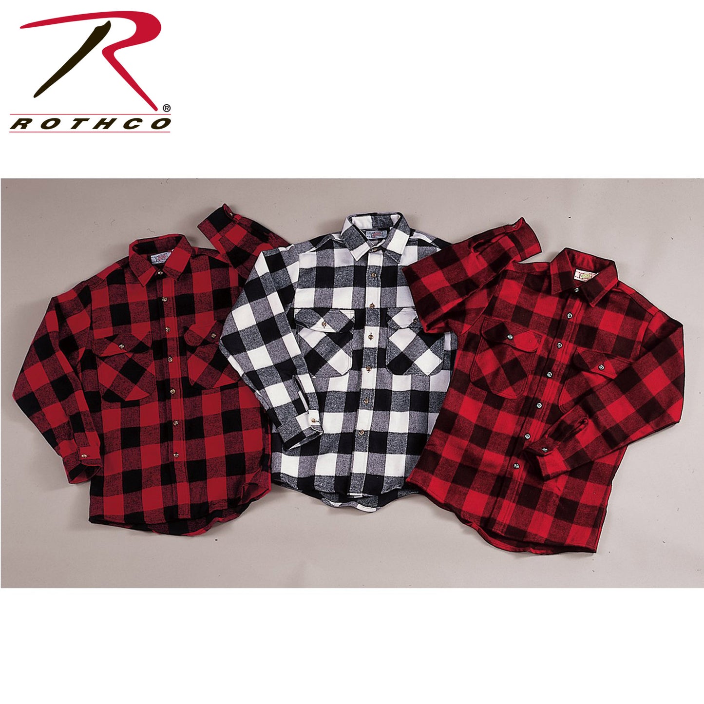 Rothco Extra Heavyweight Buffalo Plaid Flannel Shirt