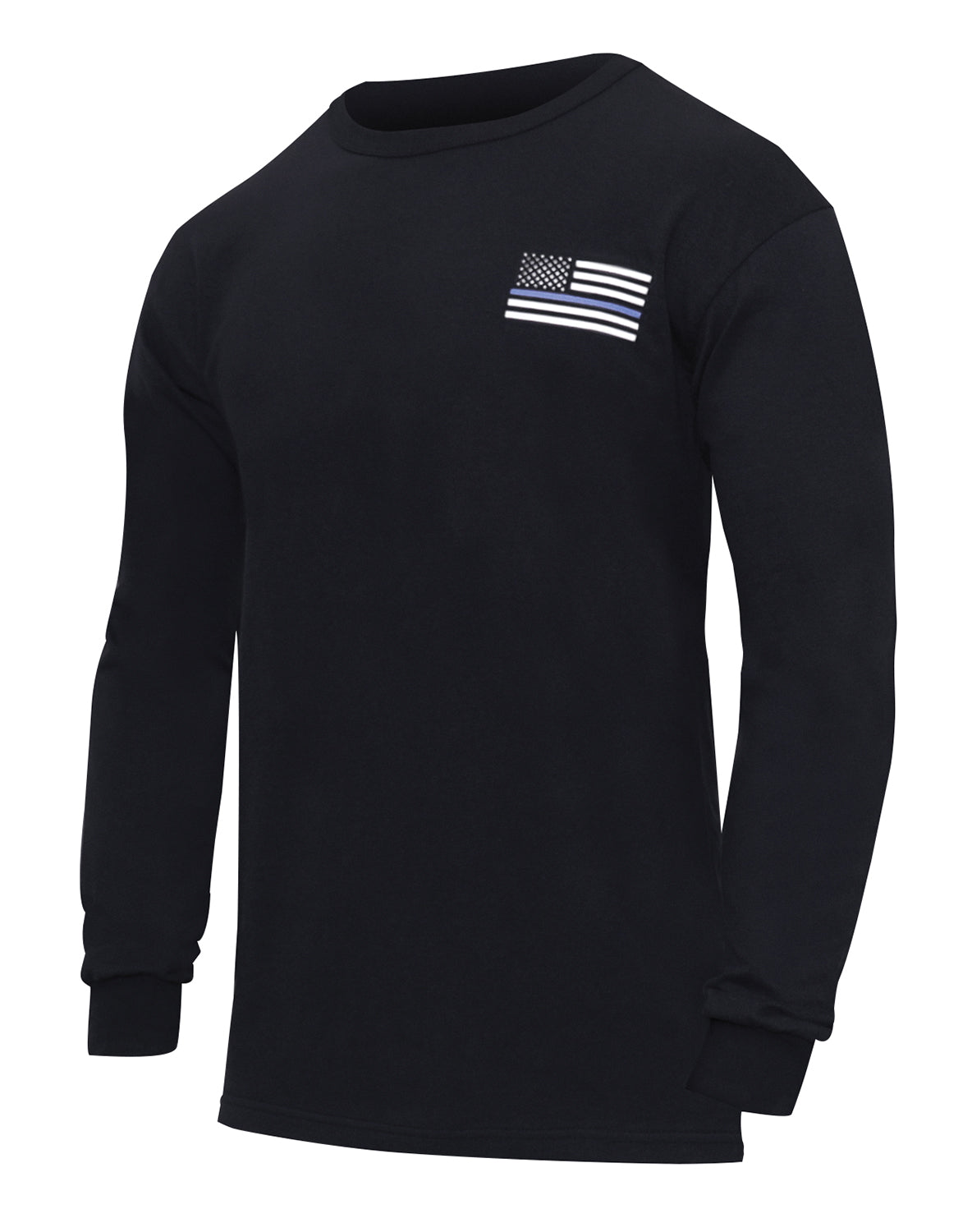 Rothco Thin Blue Line Honor and Respect Long Sleeve T-Shirt