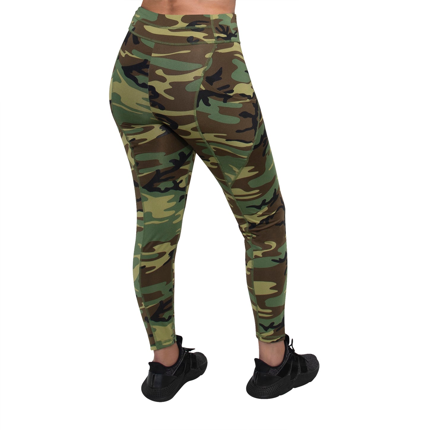 Rothco Womens Workout Performance Camo Leggings With Pockets