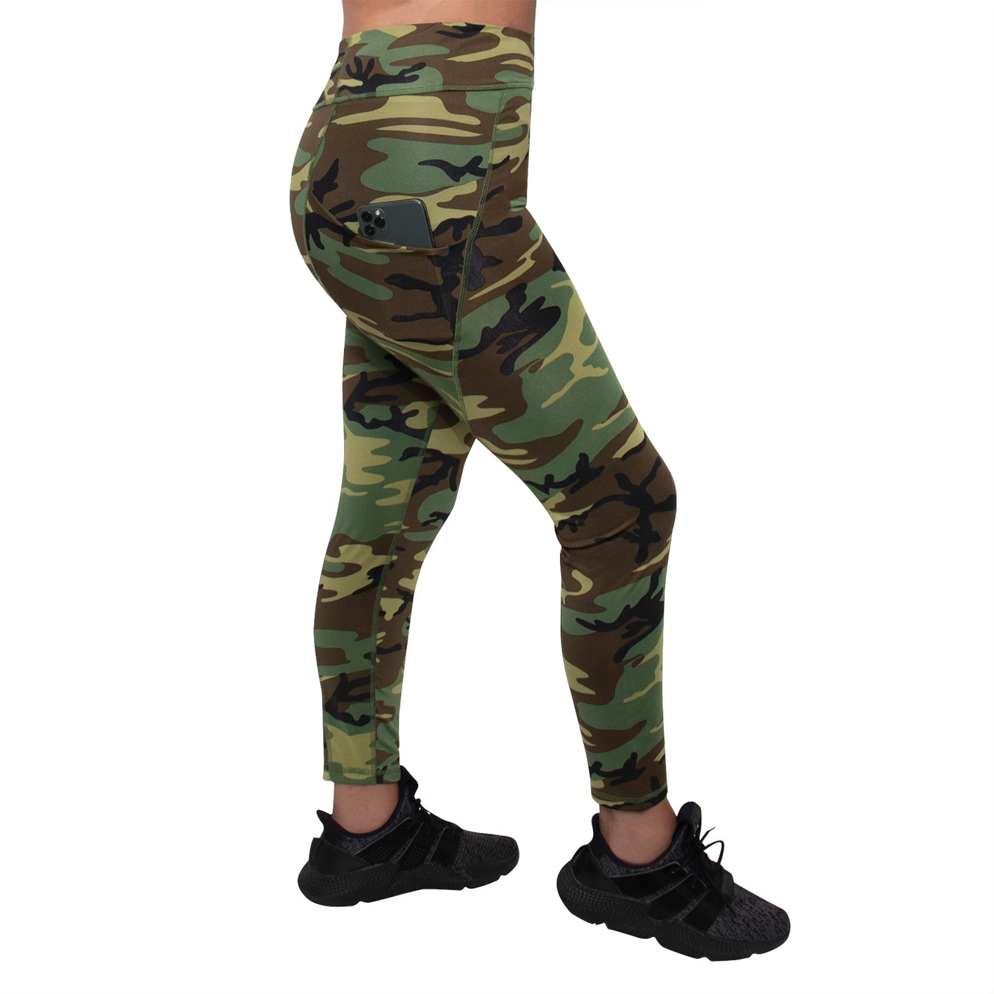 Rothco Womens Workout Performance Camo Leggings With Pockets