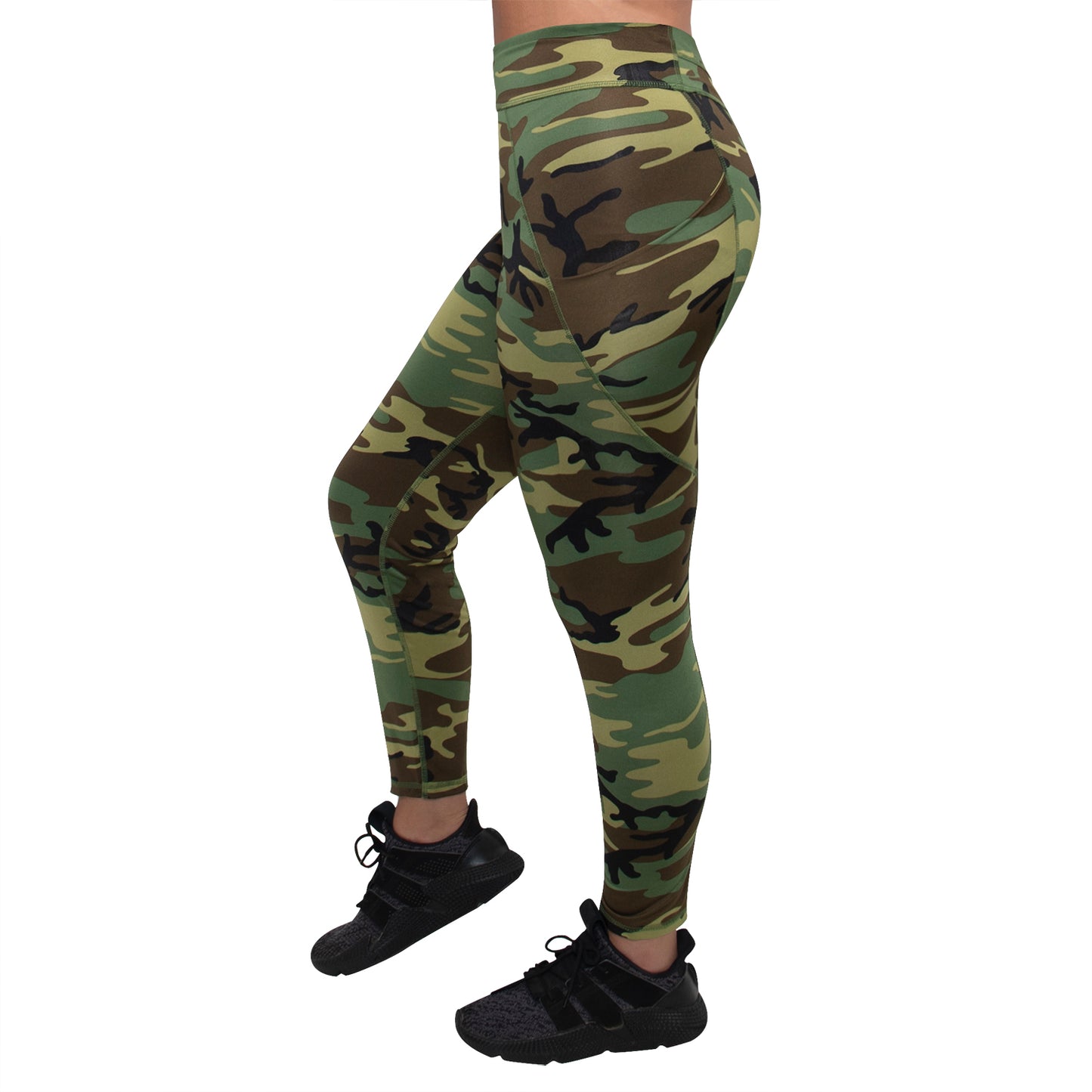 Rothco Womens Workout Performance Camo Leggings With Pockets