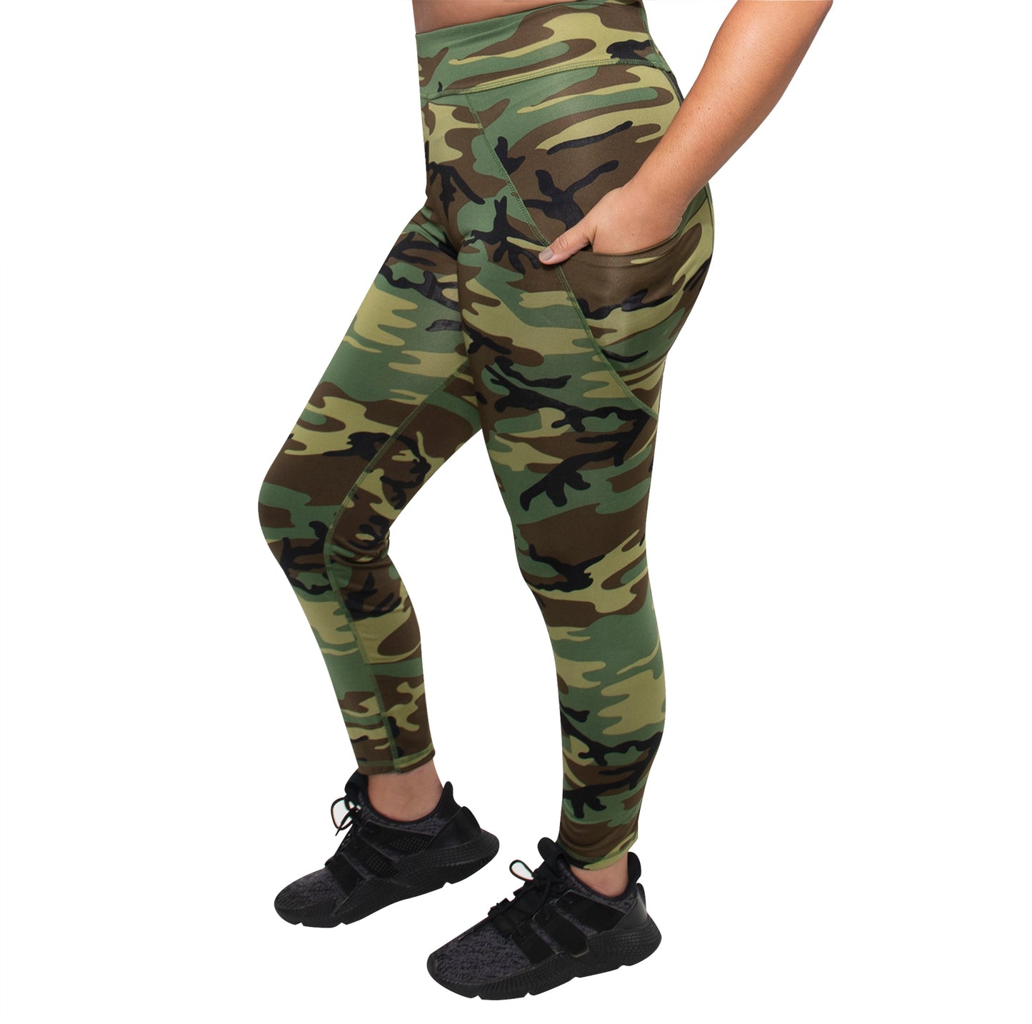 Rothco Womens Workout Performance Camo Leggings With Pockets