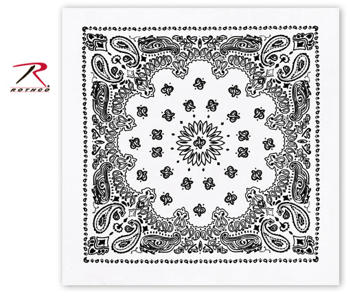 Rothco Trainmen Paisley Bandana - 22" X 22"