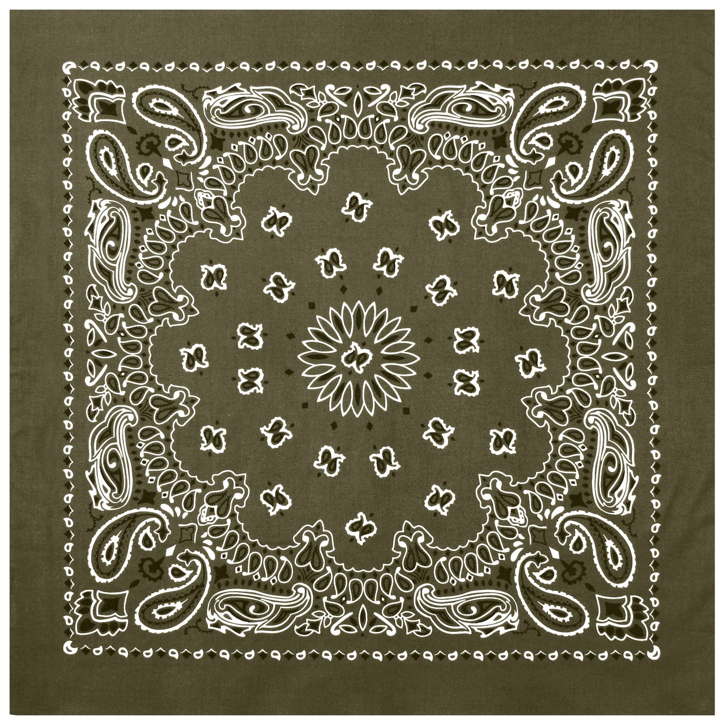 Rothco Trainmen Paisley Bandana - 22" X 22"