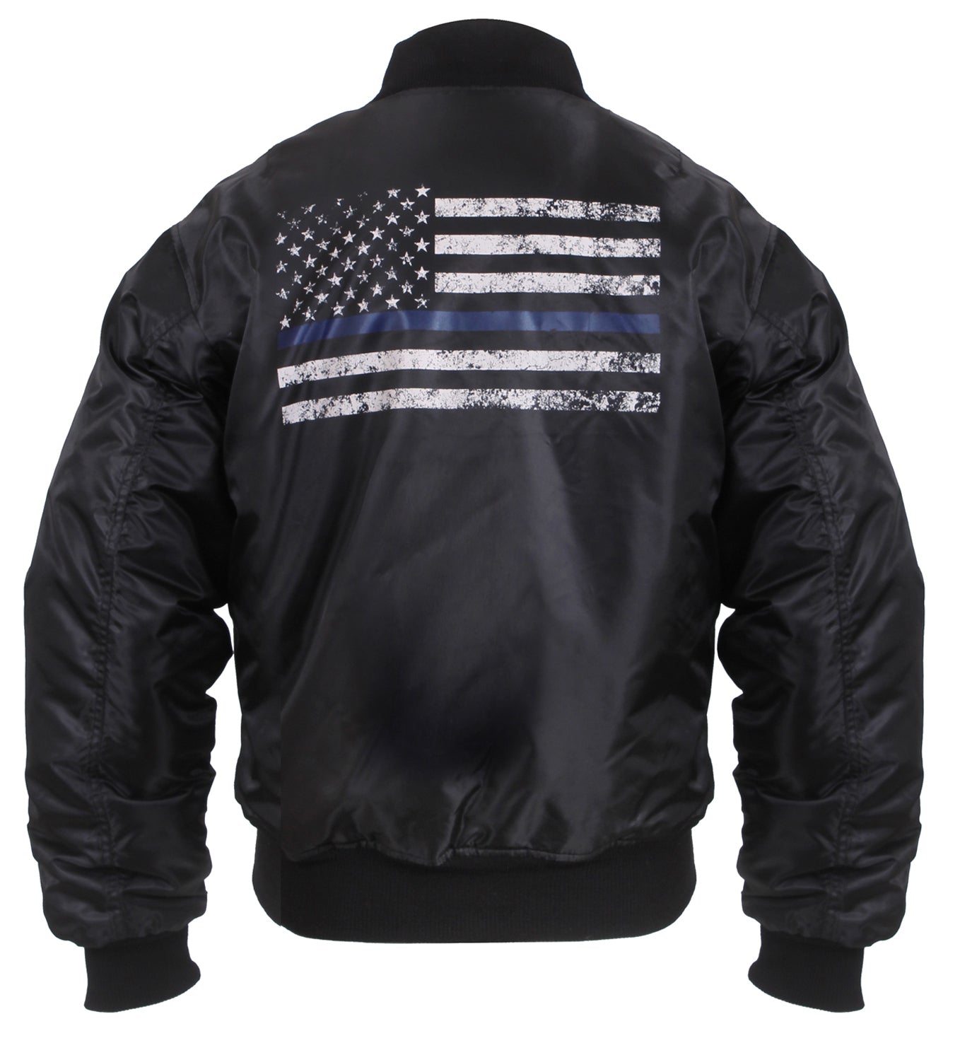 Rothco Thin Blue Line Flag MA-1 Flight Jacket