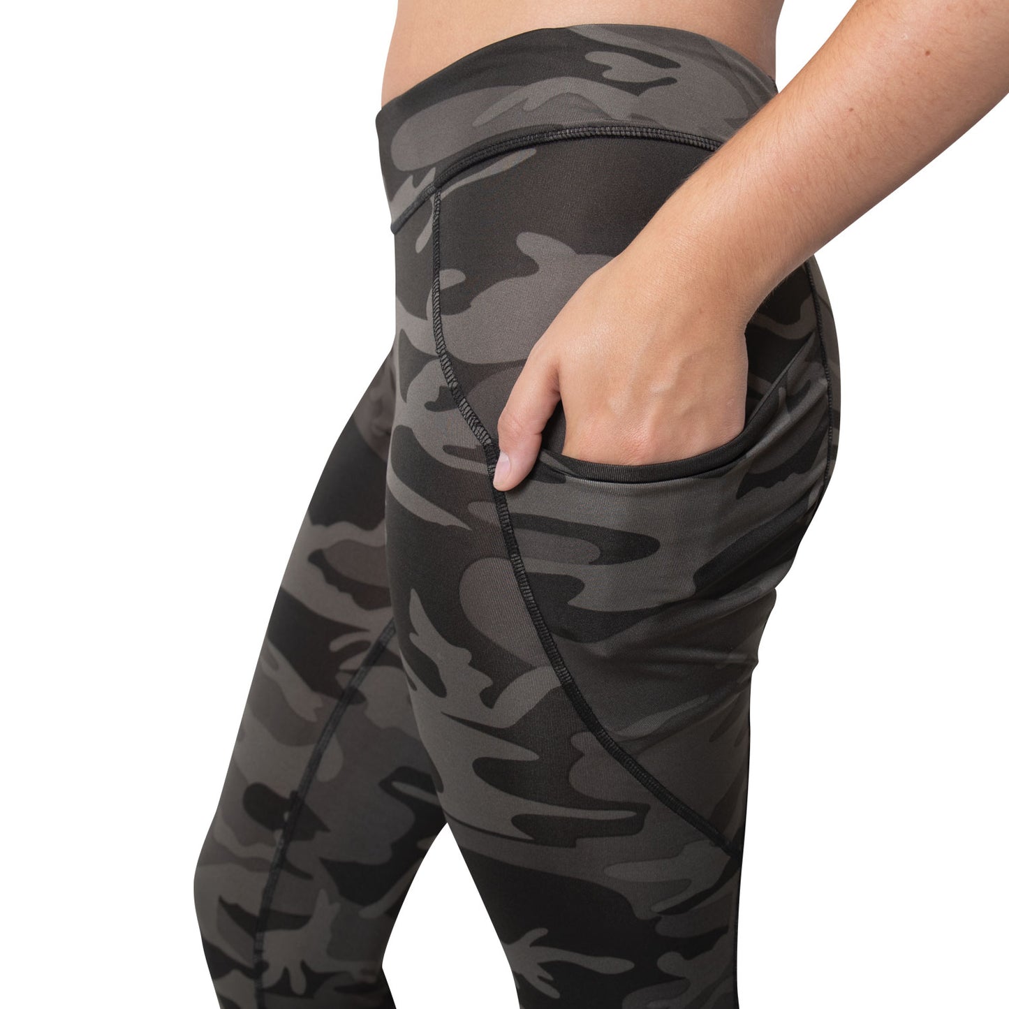 Rothco Womens Camo Workout Performance Legging Shorts