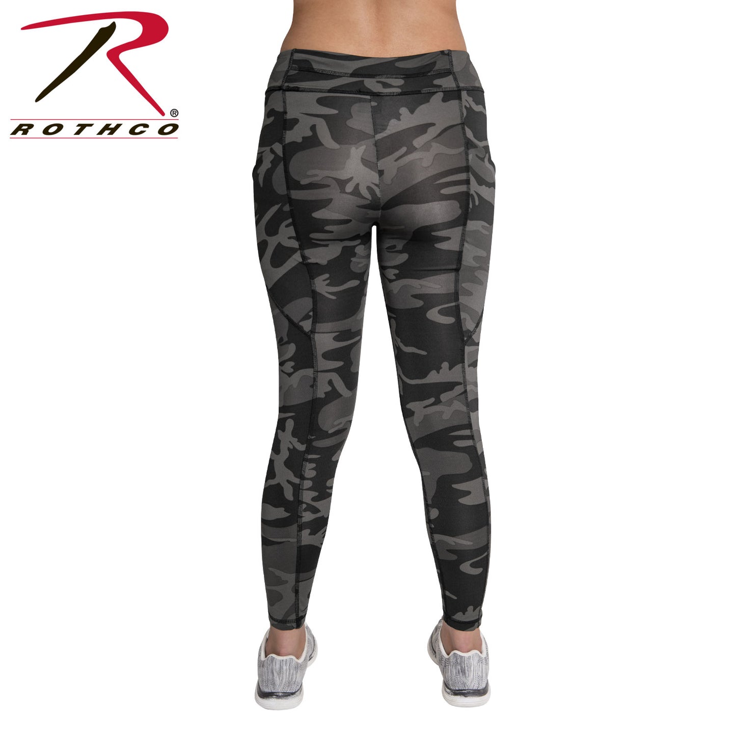 Rothco Womens Camo Workout Performance Legging Shorts