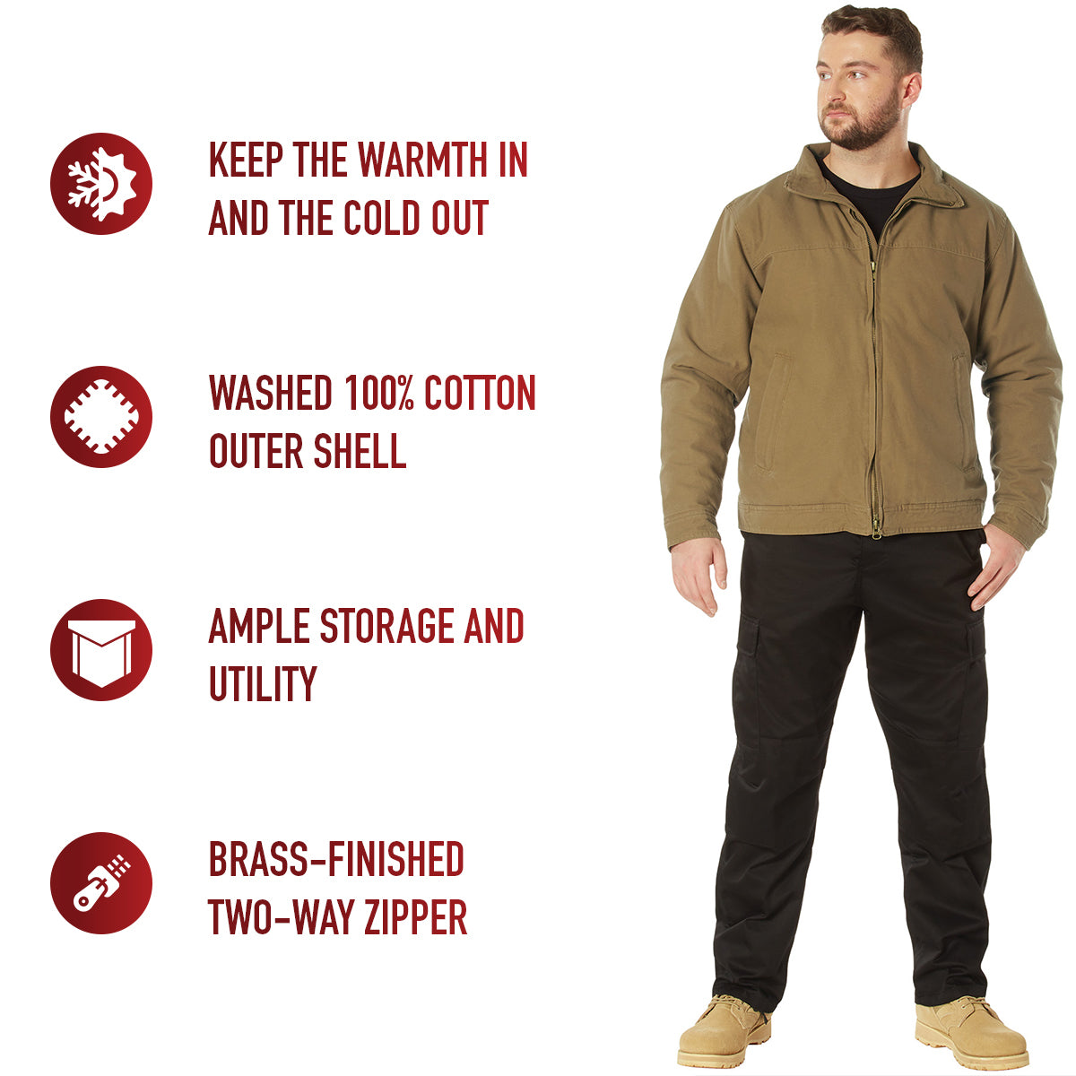 Rothco Concealed Carry 3 Season Jacket