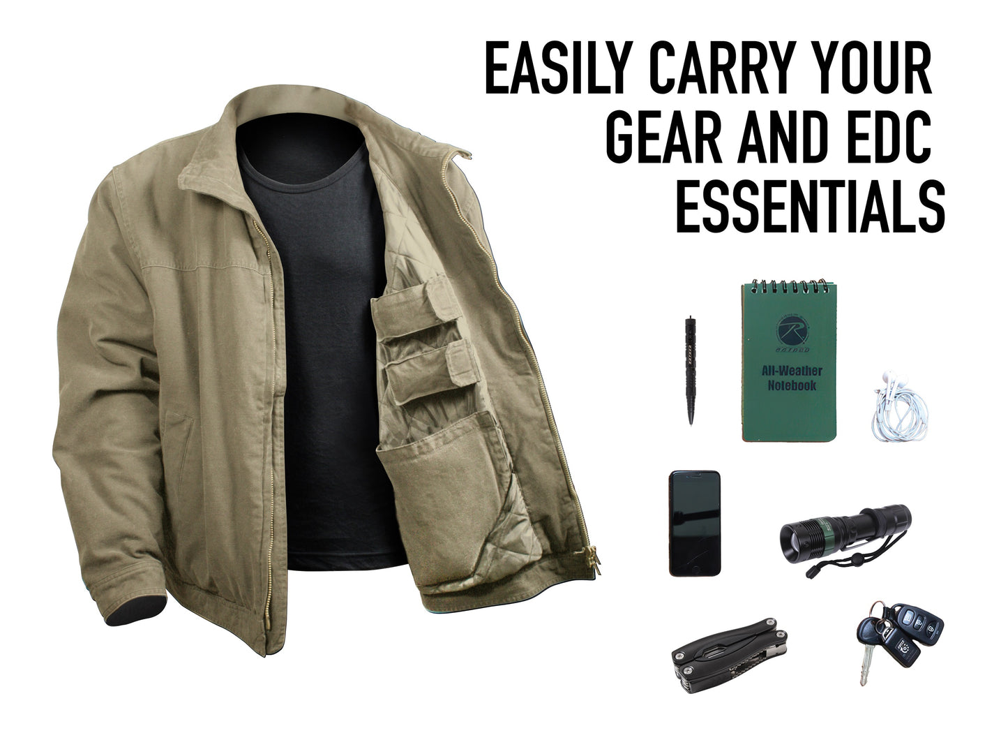 Rothco Concealed Carry 3 Season Jacket