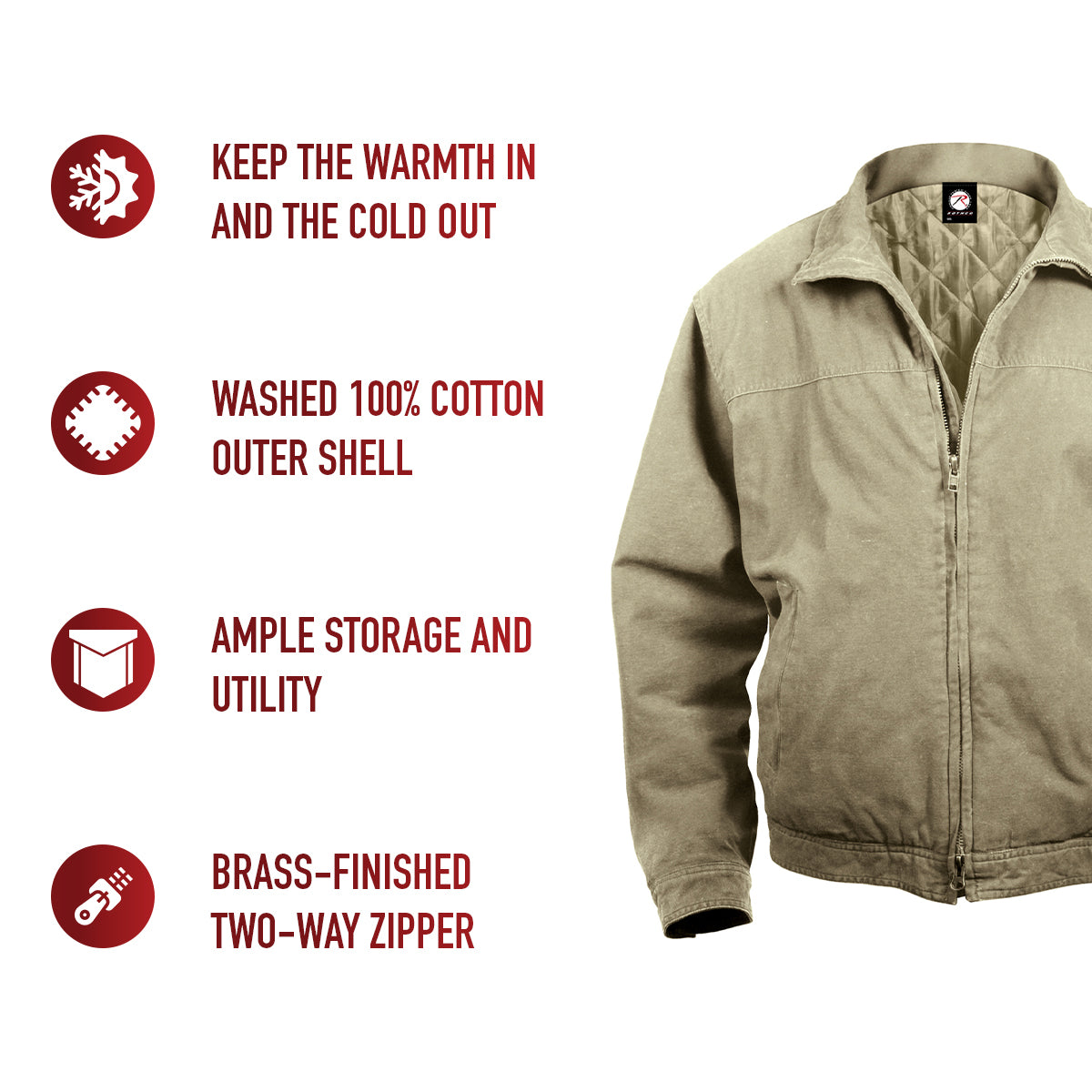 Rothco Concealed Carry 3 Season Jacket