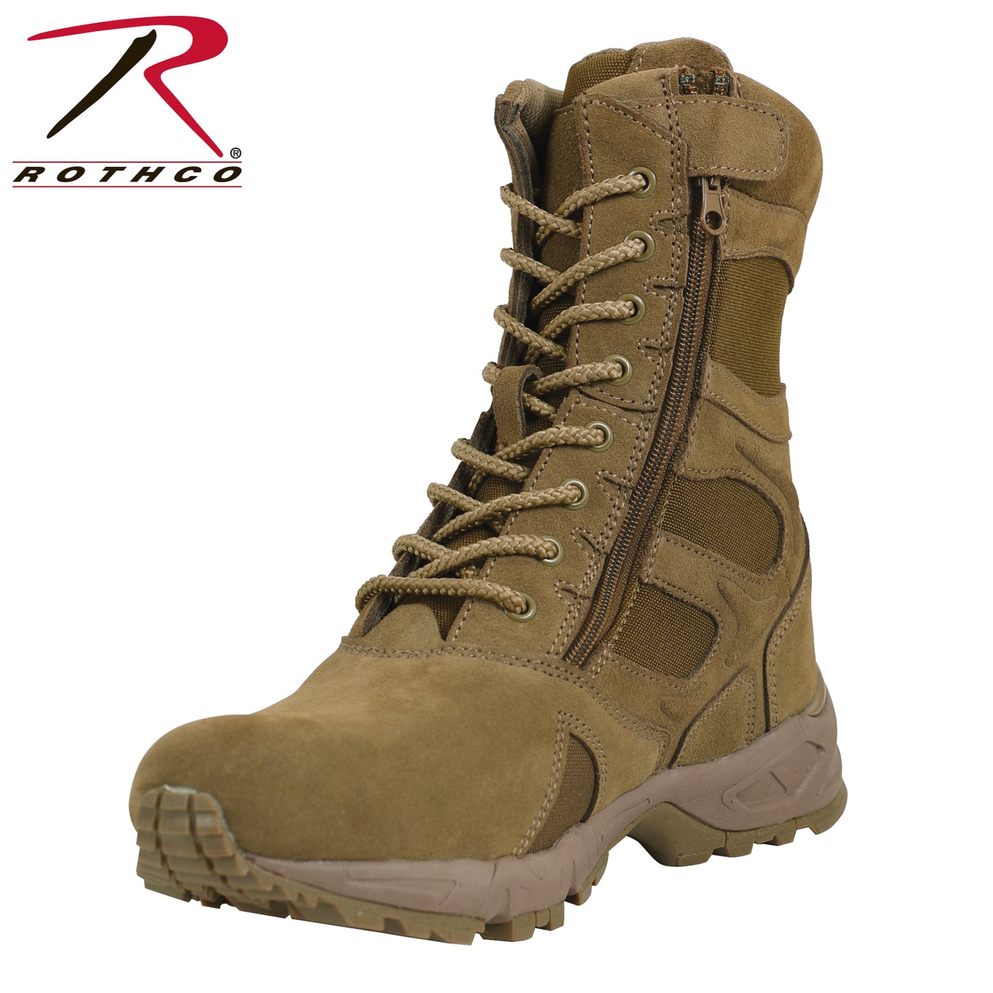 Rothco Forced Entry Deployment Boots With Side Zipper - 8 Inch